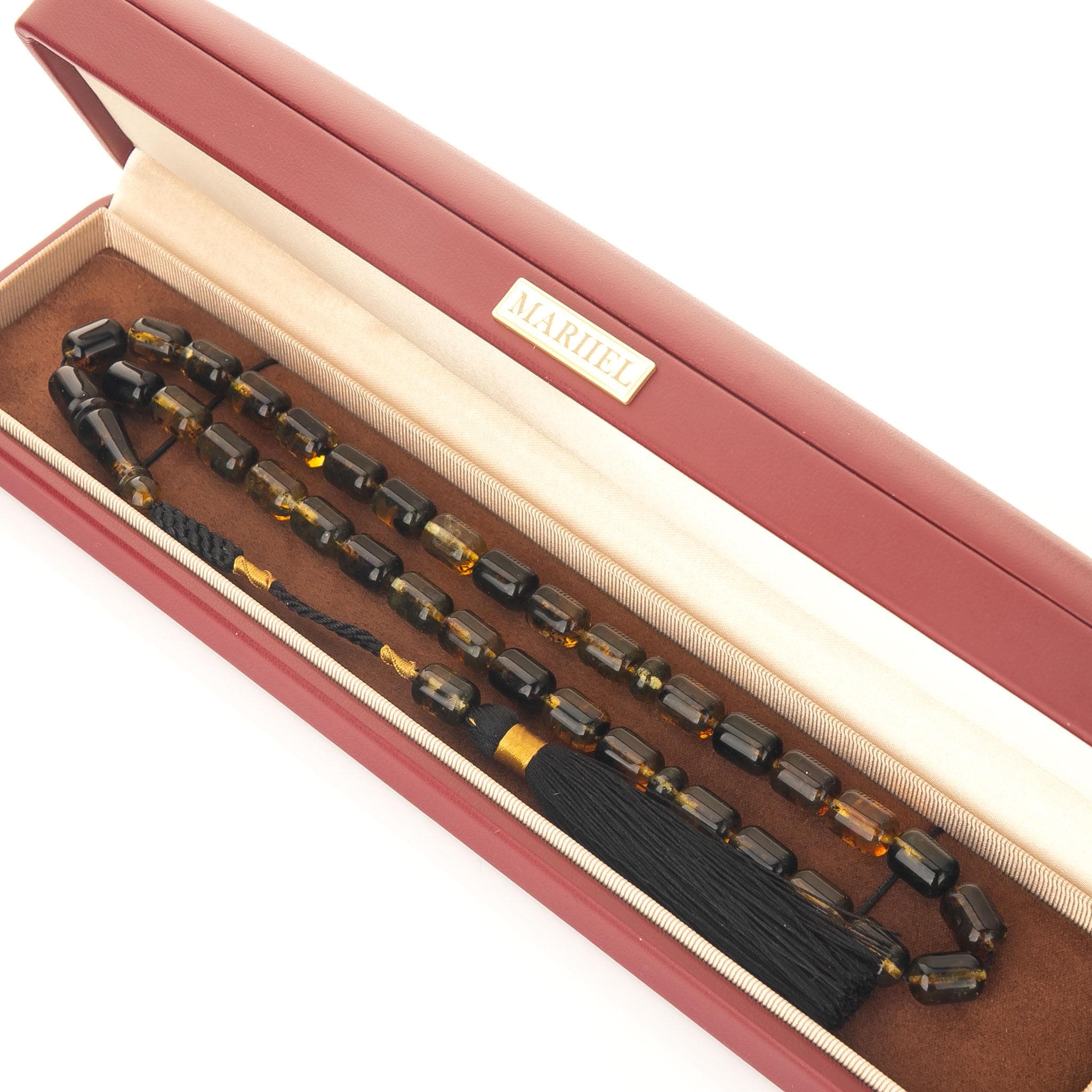 Baltic Amber Tasbih Islamic Prayer Beads Natural Amber Misbaha Gift for Men - image 4