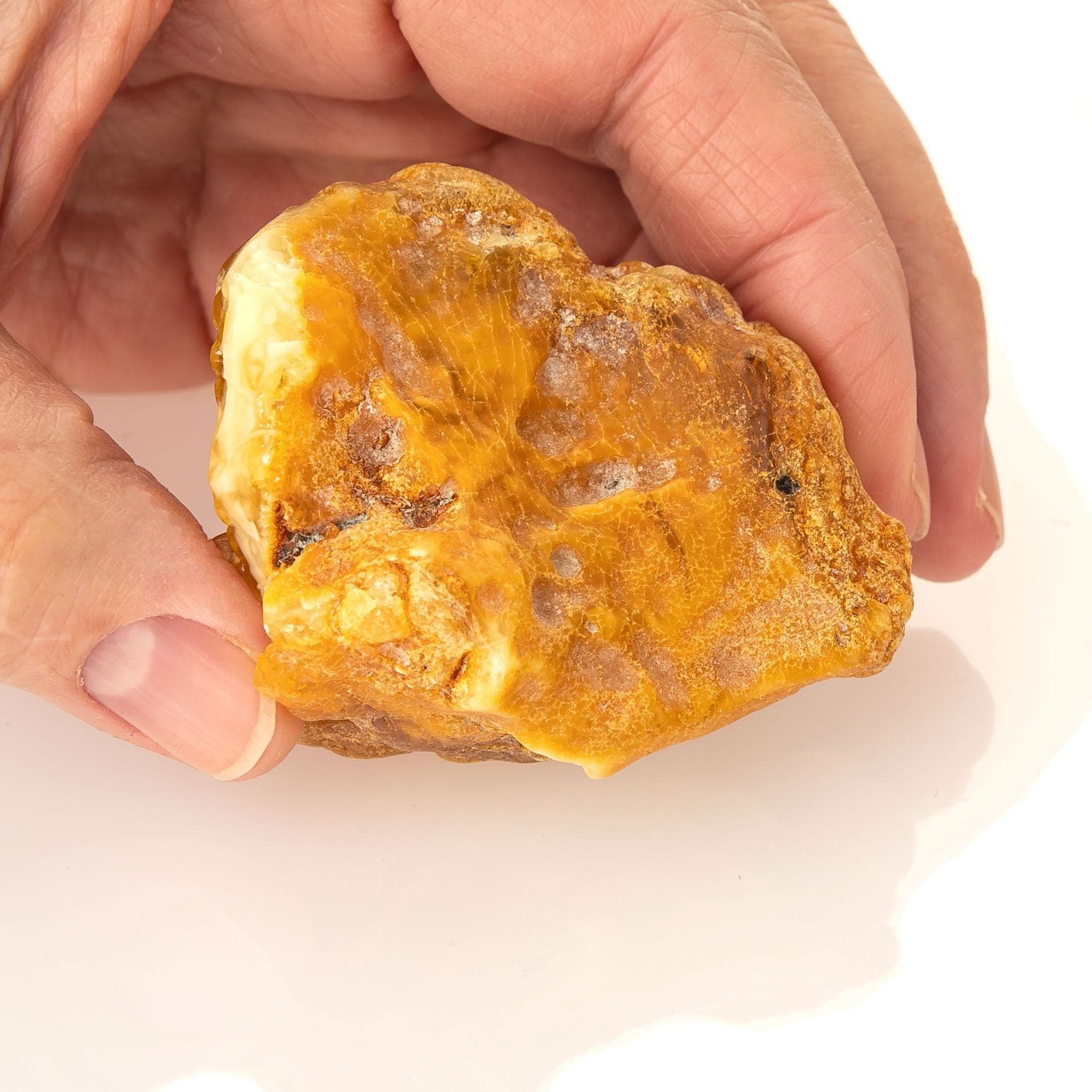 43g Baltic Amber Raw Stone – Natural Untreated Amber Nugget - image 4