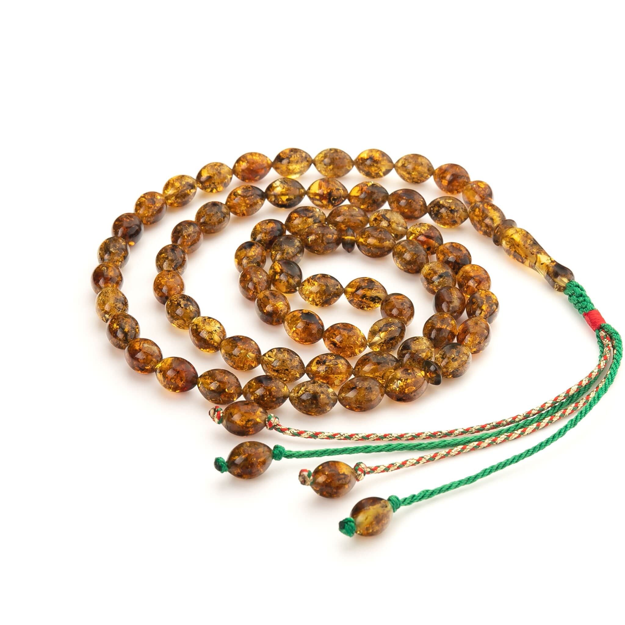 Amber tasbih subha prayer beads misbaha 66 beads|مسبحة كهرمان| - image 4