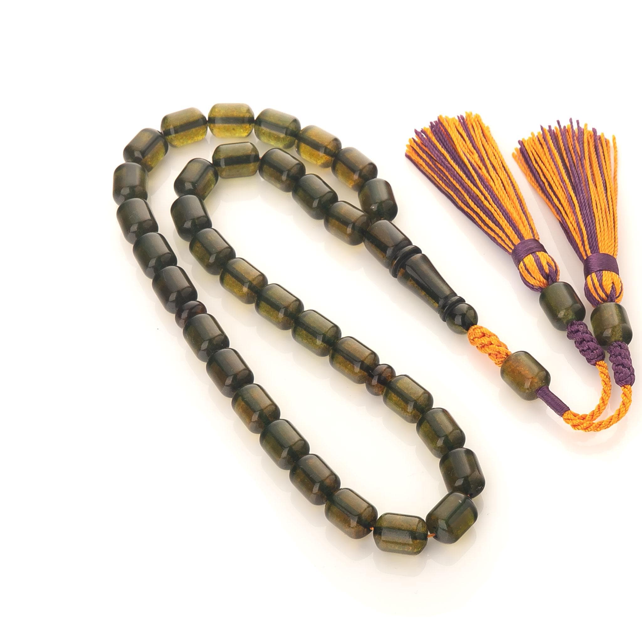Baltic Amber Tasbih: 33-Bead Islamic Prayer Rosary (32g) - image 5