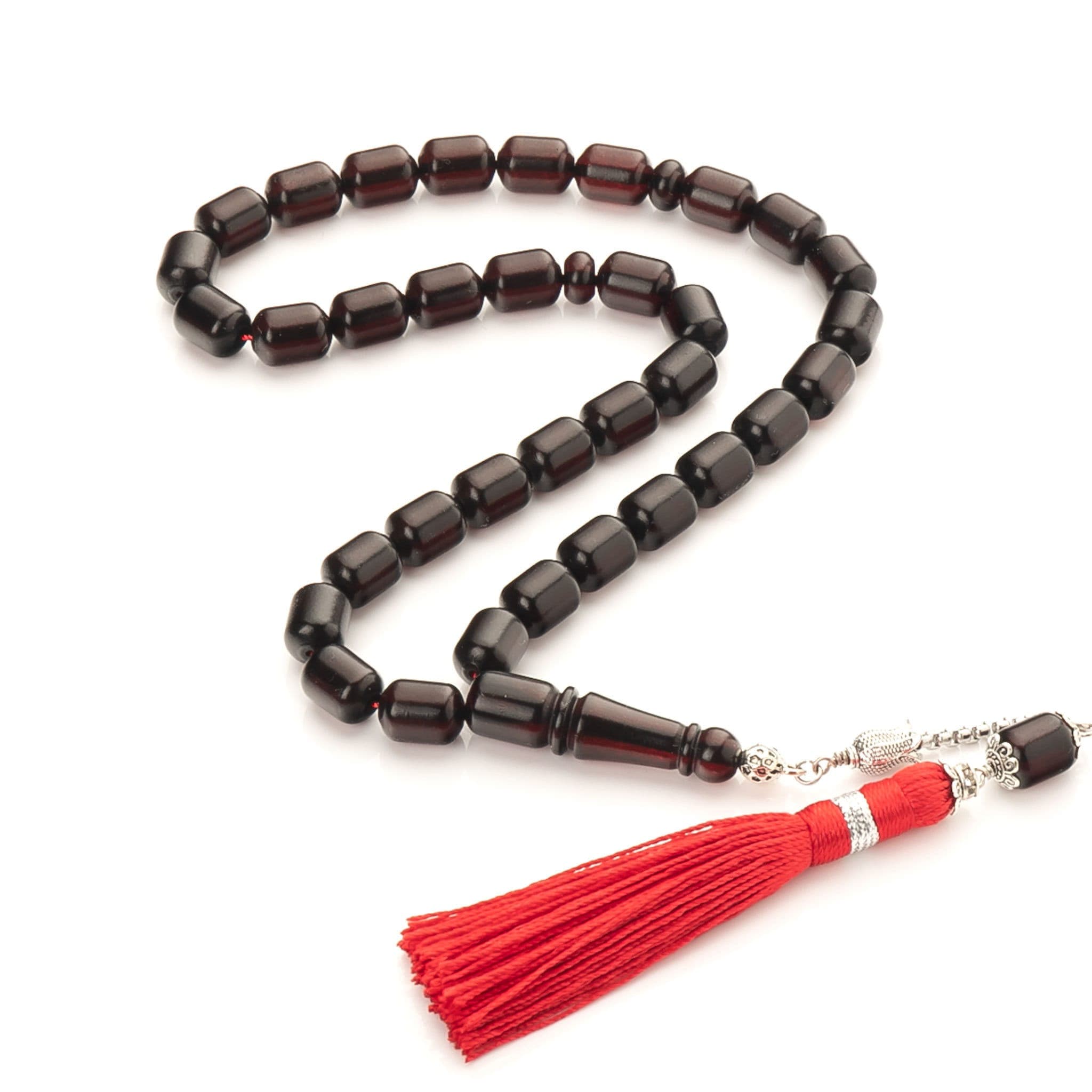 Handmade Baltic Amber Tasbih Prayer Beads Rosary