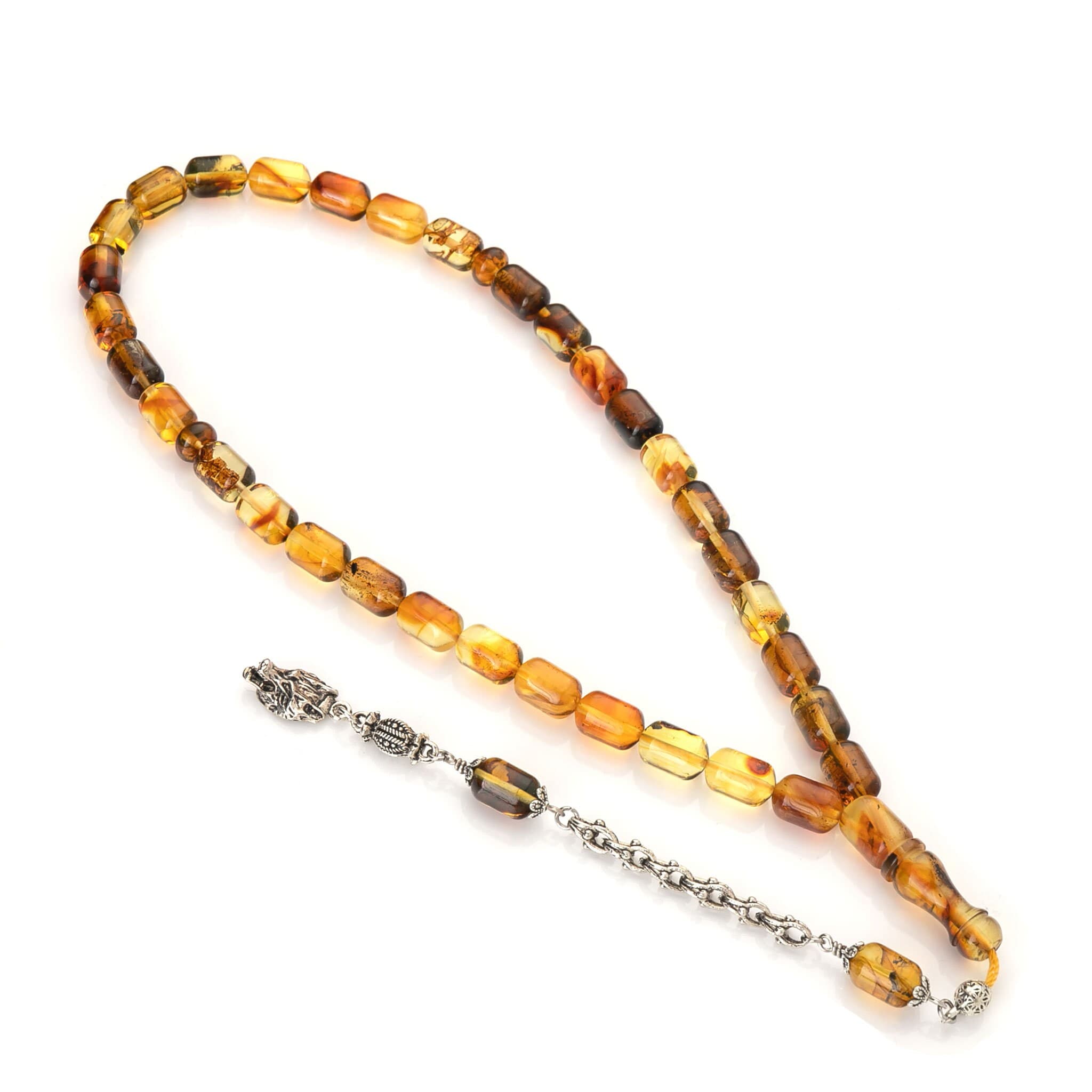 Baltic Amber Islamic Prayer Beads: 33-Bead Muslim Rosary - image 4