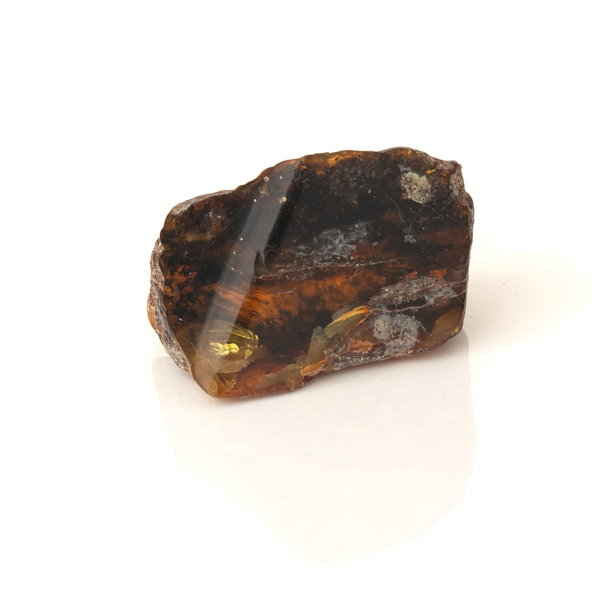 19g Baltic Amber Raw Stone – Natural Dark Amber Nugget – Collector Specimen