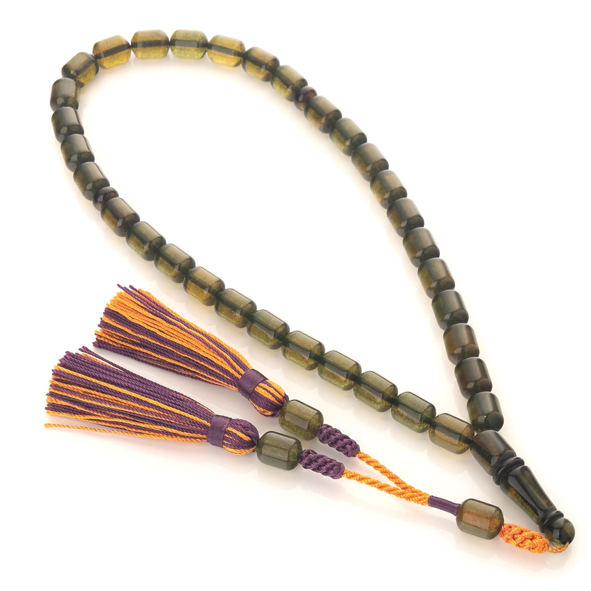 Baltic Amber Tasbih: 33-Bead Islamic Prayer Rosary (32g) - image 4