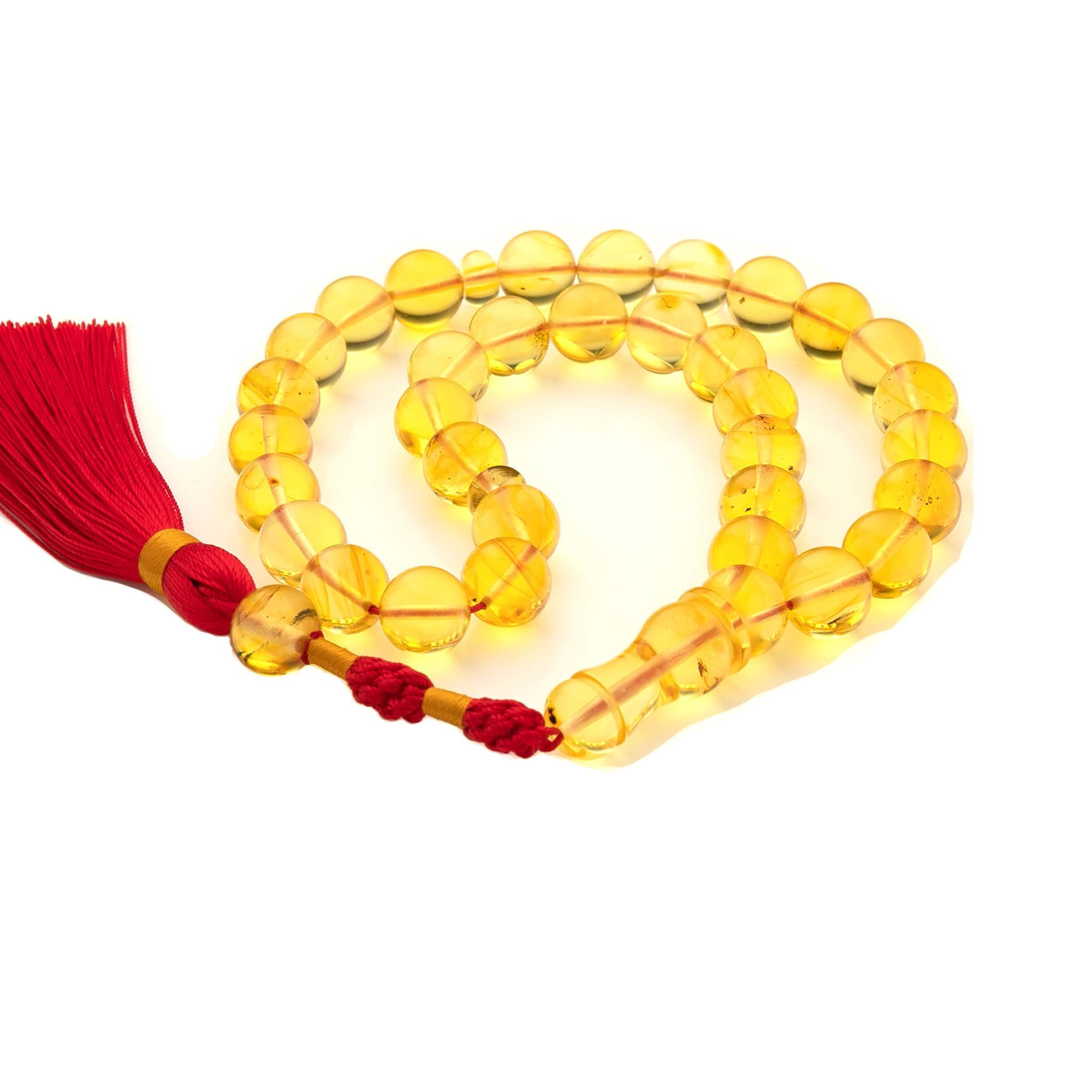 Baltic Amber Tasbih: Genuine Islamic Prayer Beads, 32g - image 5
