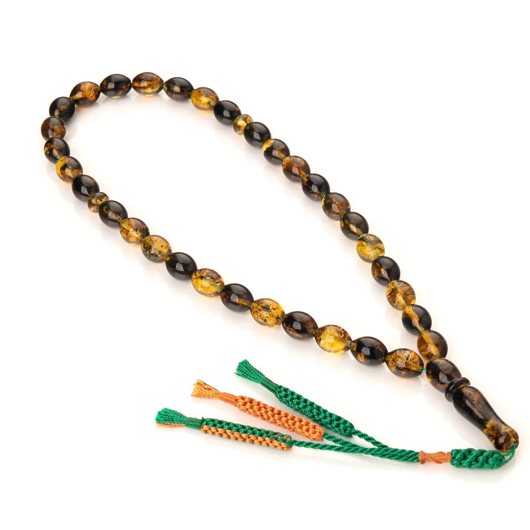 Amber Tasbih|33 Islamic Prayer Beads|+additional Imam|Misbaha|Tesbih|Sibha|مسبحة - image 4