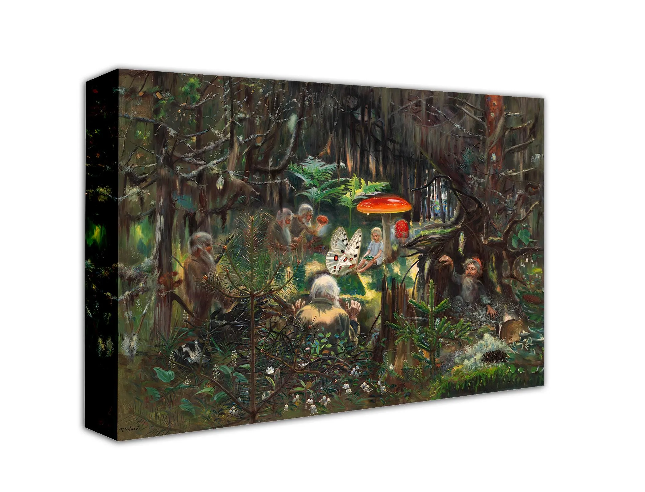 Torsten Wasastjerna Canvas Art, Goblincore Fairy Tale, Woodland Wall Decor - image 3