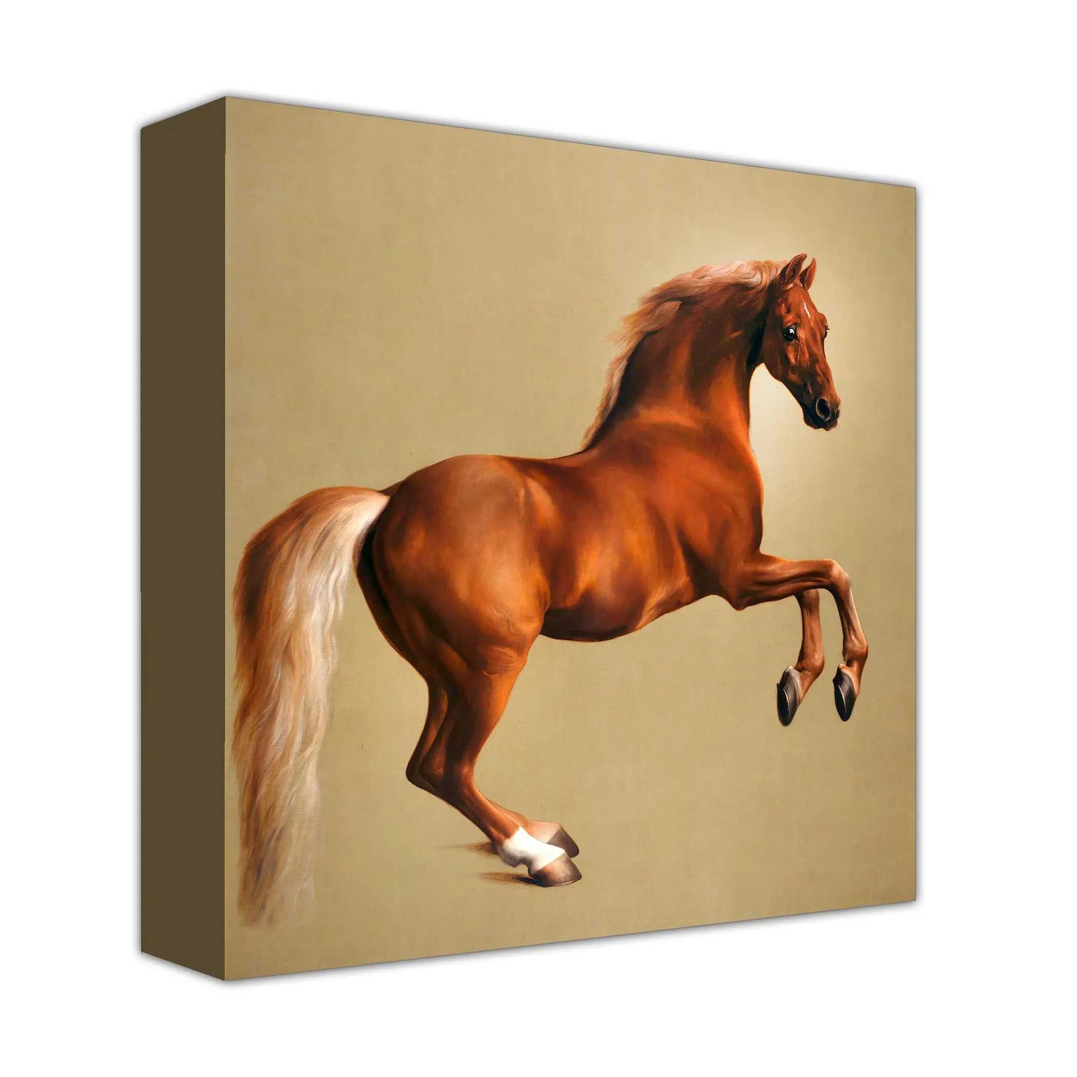 Whistlejacket Horse Canvas Print, Antique Chestnut Stallion Art - image 3