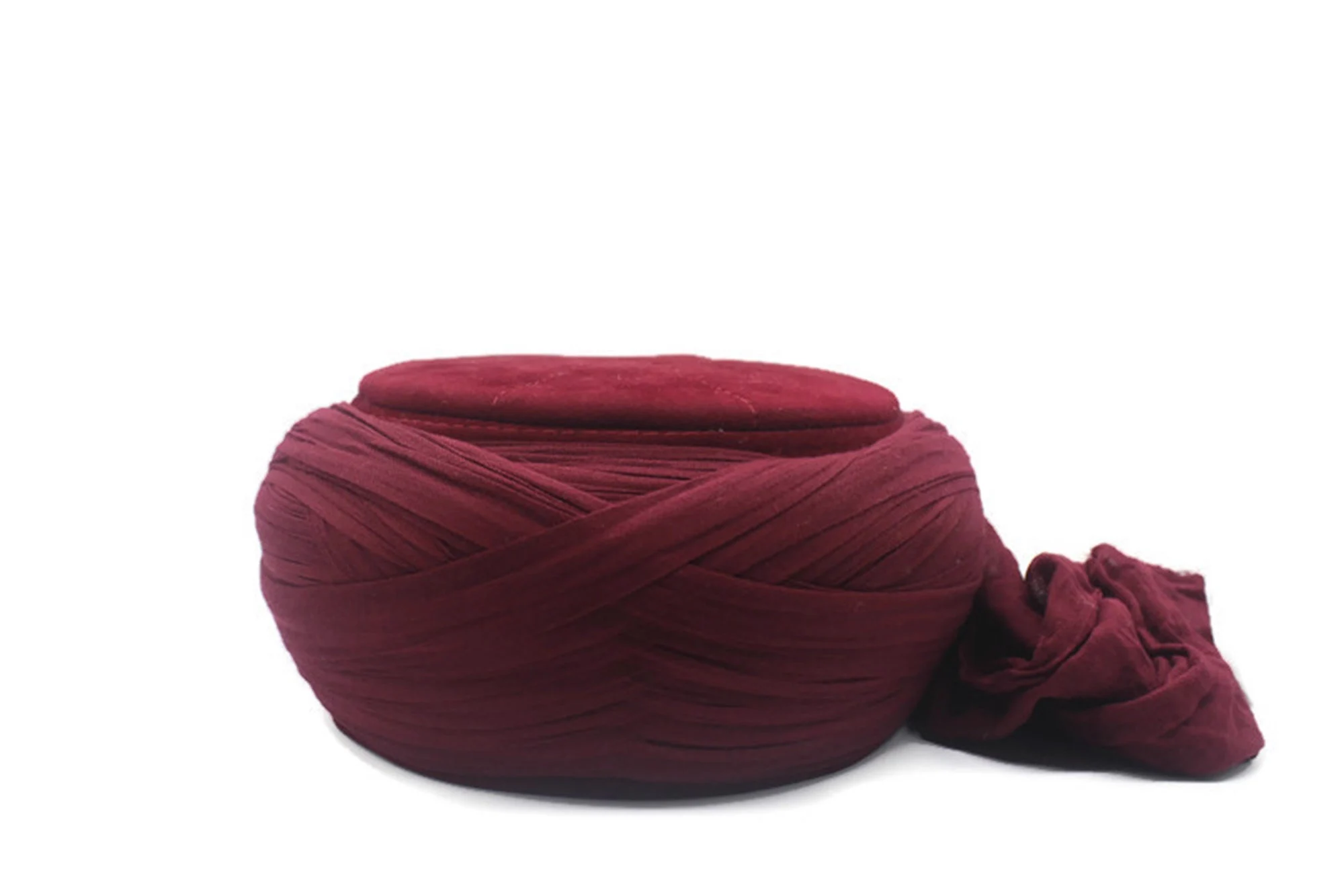 Saladin Bordeaux Syrian Style Imamah, Unique Islamic Art, Imam Pagri Imama, Muslim Hat, Sunnah Cap, Prayer Hat, Islamic Gift - image 3