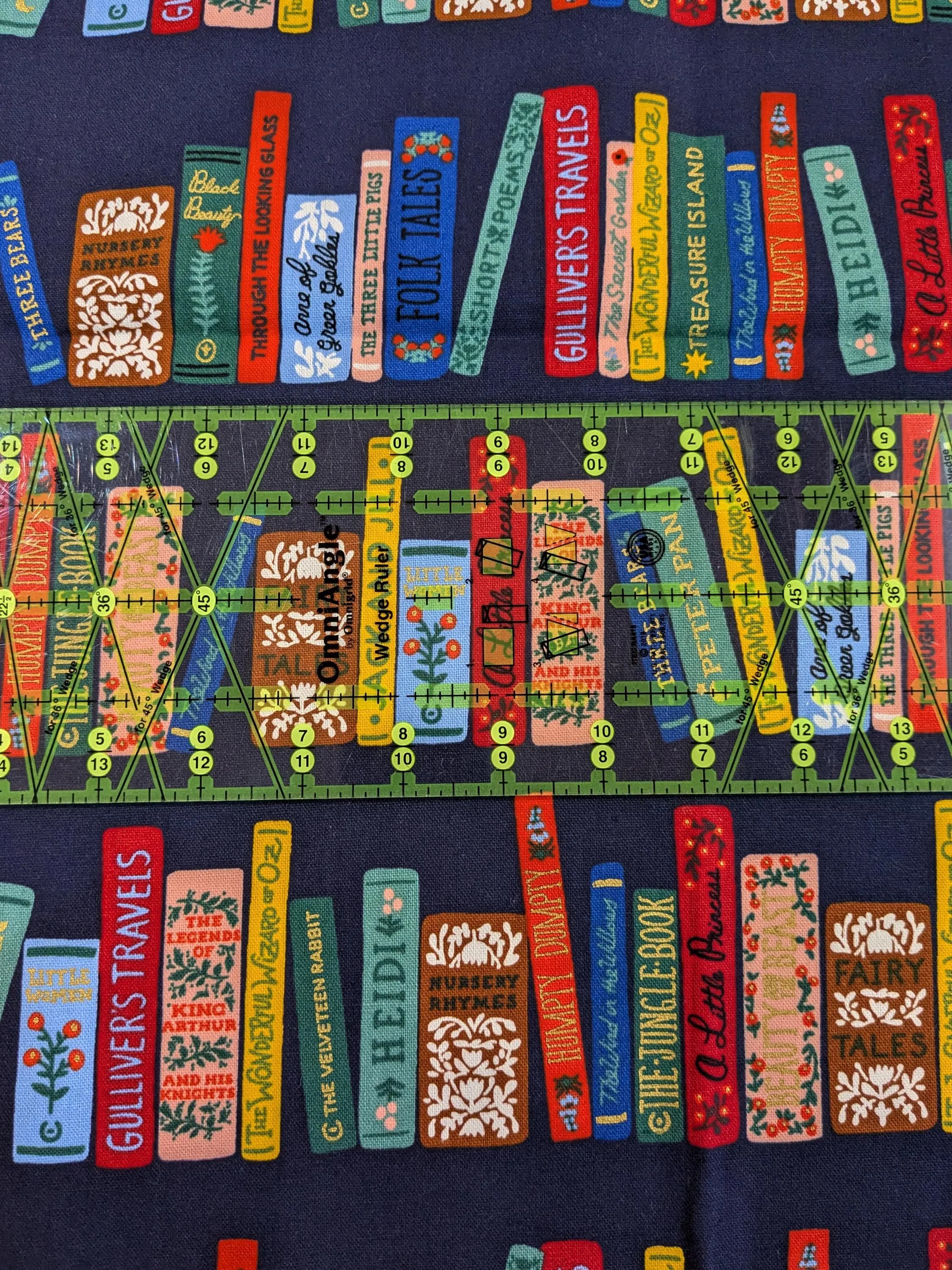 Rifle Paper Co. Book Print  Curio Collection Metallic Cotton Linen Canvas Fabric  last 27"X44"  - Rare - image 3
