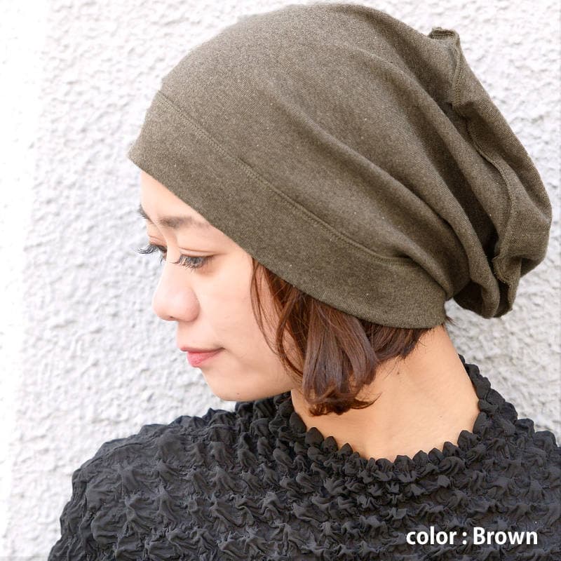 Chemo Headwear 100% Organic Cotton Slouchy Beanie, Soft Medical Hat for Sensitive Skin - image 2