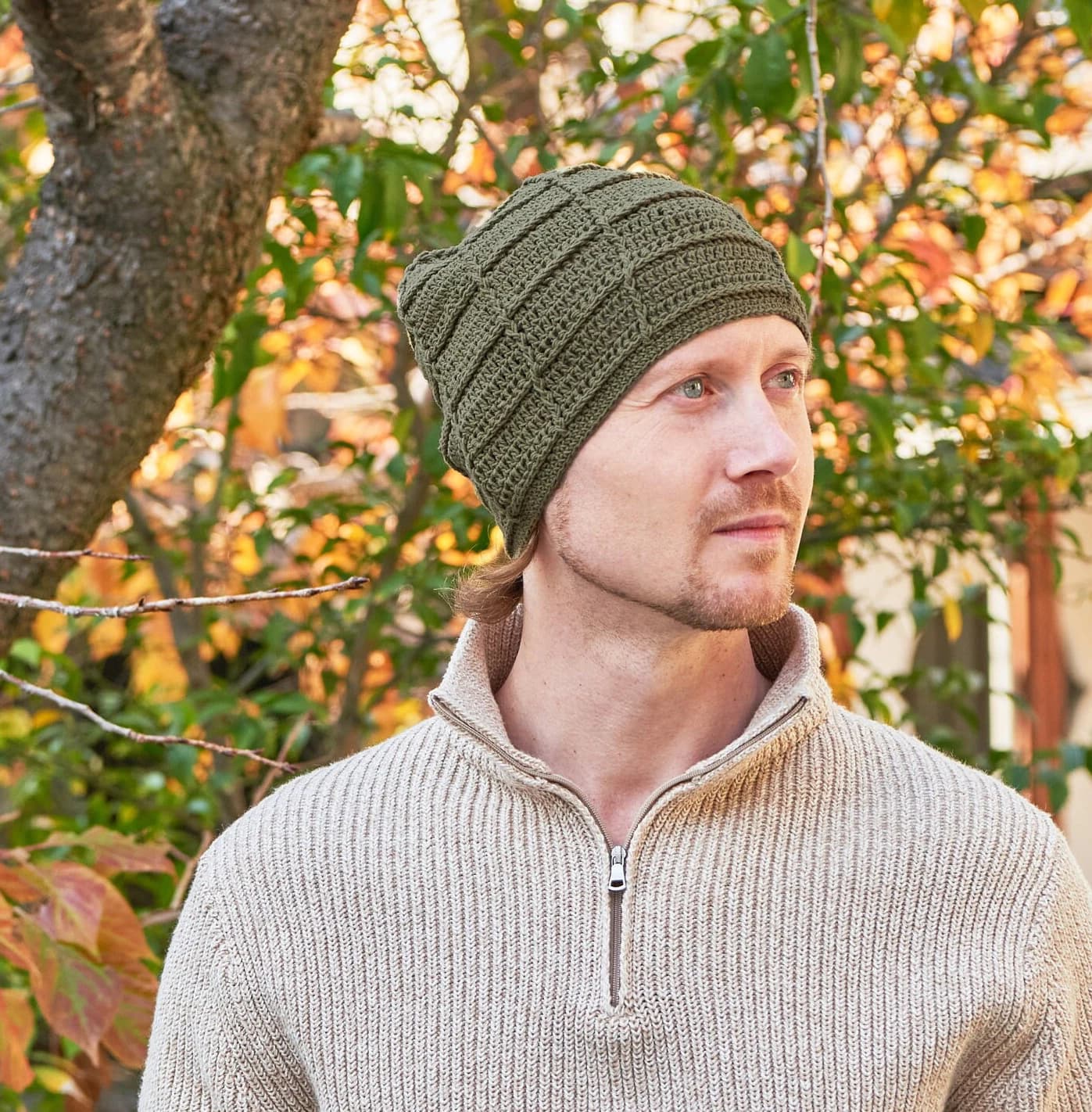 Summer Beanie, Hand Made Crochet Hat, Slouchy Knit for Men & Women, Women's Summer Hat, Hipster Beanie, Chemo Hat - image 4