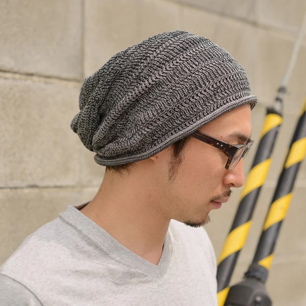 Summer Beanie, Slouchy Beanie Hat, Made in Japan, Sports Japanese Fashion, Perfect for Running Fitness, Light Weight, Womens Knit Beanie - image 5