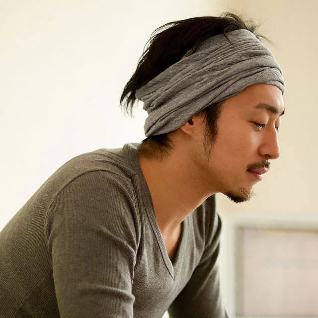Organic Headband Neck Warmer 100% Cotton Hair Band Accessory Beanie Hat Sensitive Skin Breathable