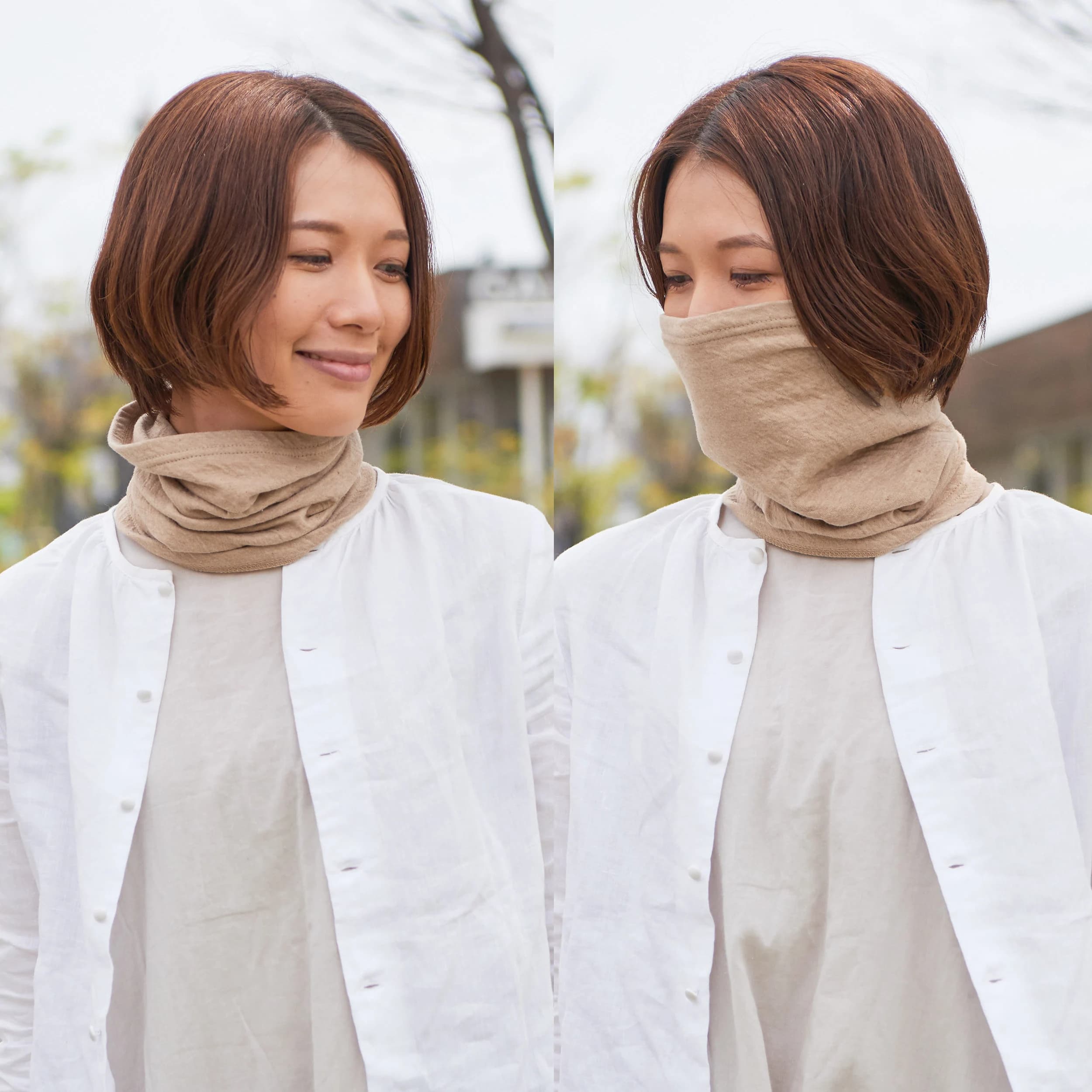 Organic Headband Neck Warmer 100% Cotton Hair Band Accessory Beanie Hat Sensitive Skin Breathable - image 5