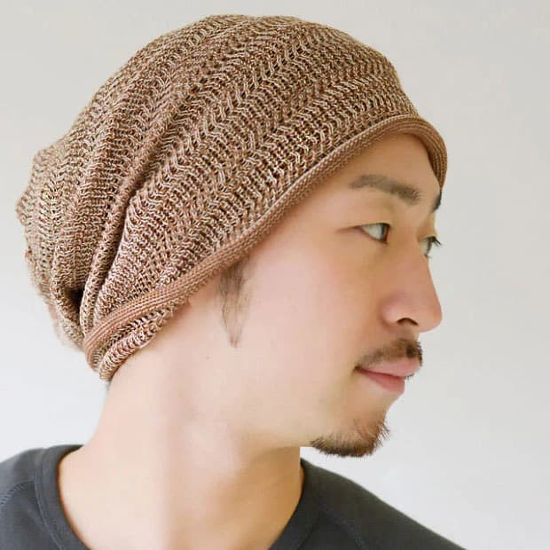 Summer Beanie, Slouchy Beanie Hat, Made in Japan, Sports Japanese Fashion, Perfect for Running Fitness, Light Weight, Womens Knit Beanie - image 4
