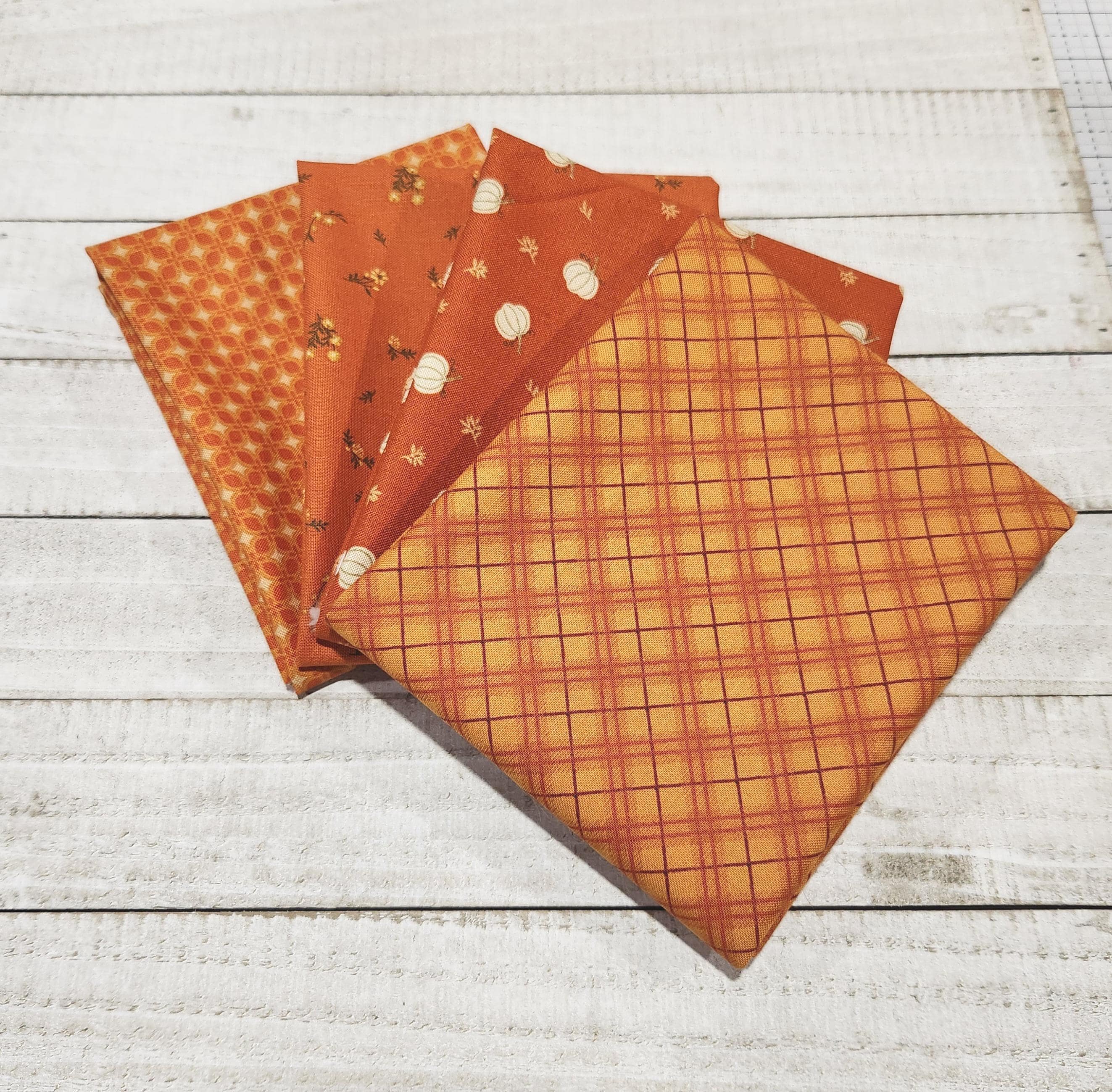 Bountiful - Half Yard Bundle (4 Autumn Fabrics) by Sandy Gervais for Riley Blake Designs - image 3