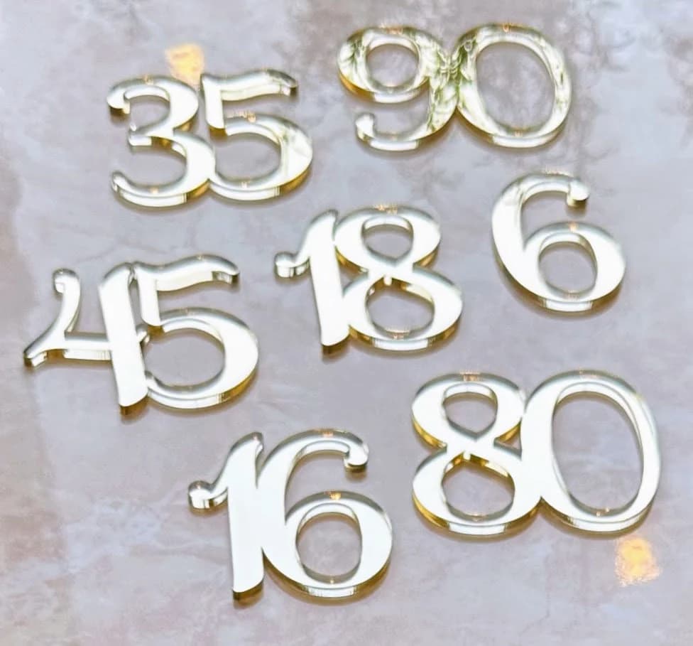 Craft Numbers Craft Lasercut Wood numbers Wedding numbers Wood Wedding Acrylic Numbers Wedding Table Numbers Crafts Modern Party Decor - image 5