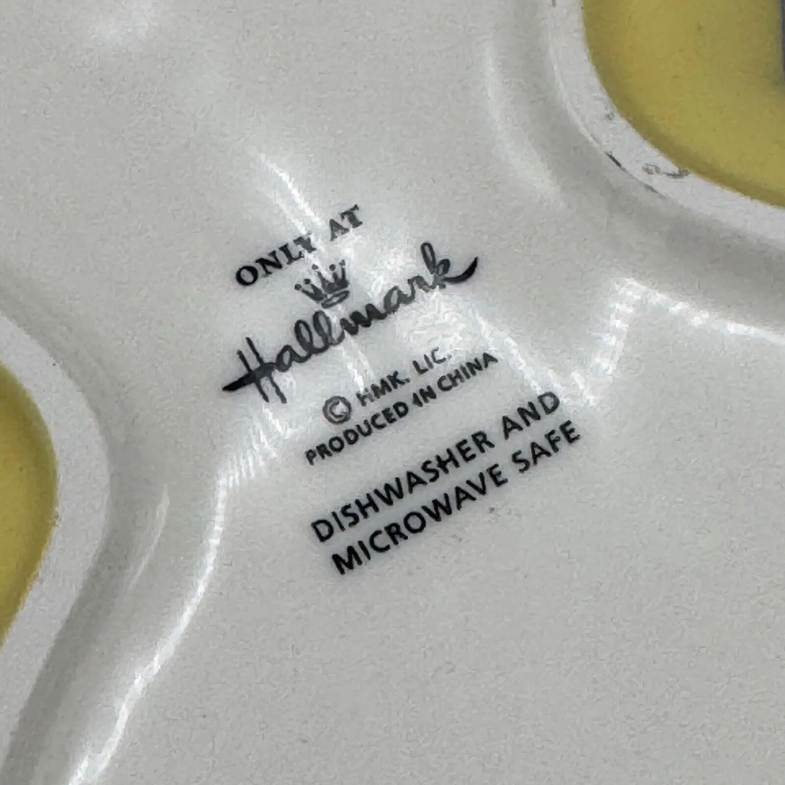 Hallmark Baby Chick Candy Trinket Plate 7" Ball Cap Tie Easter Seasonal Farmcore - image 4