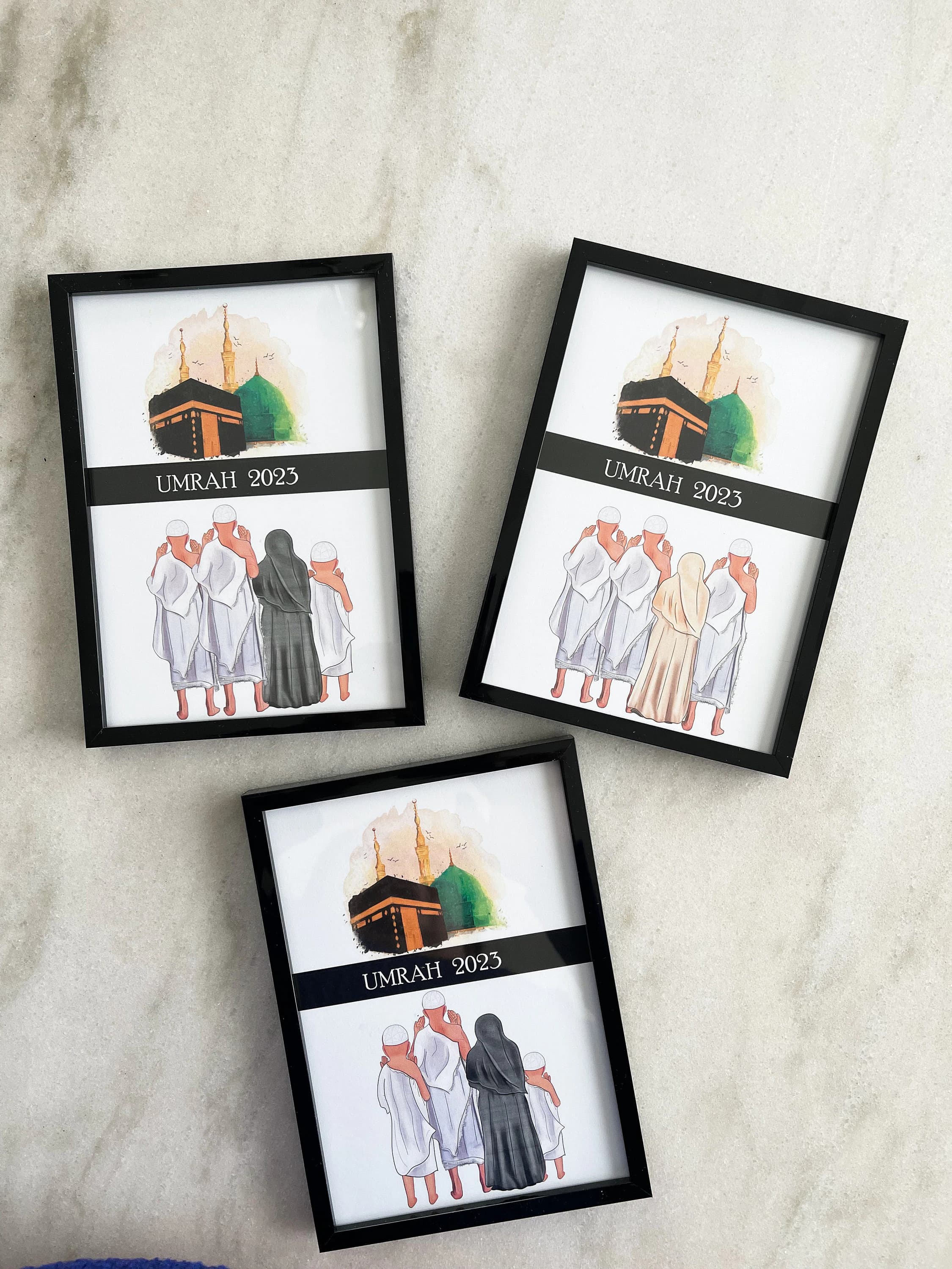 Personalized umrah gift, hajj gift, umra gift, omra, hajj personalized gift, customized umrah print, personalized umrah print - image 3
