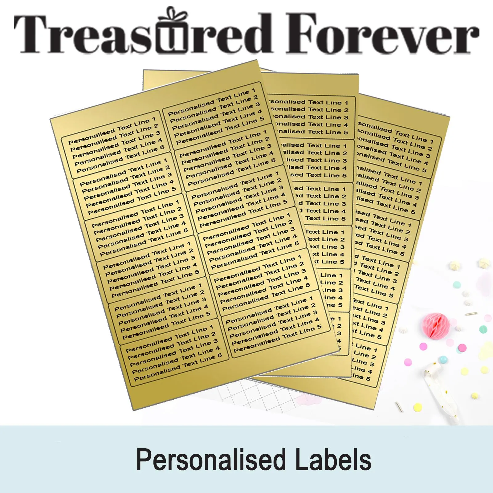 Personalised Return Address Labels | Wedding Address Stickers | Custom Packaging & Mailing Labels - image 4