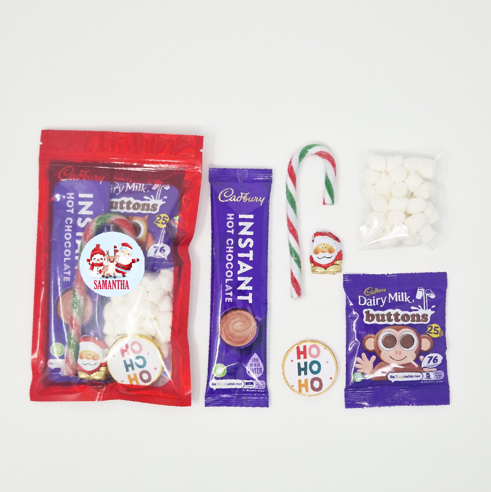 Christmas Hot Chocolate Gift | Christmas Eve Box Filler | Personalised Christmas Stocking Filler | Christmas Hot Chocolate Hug In A Box Gift - image 4