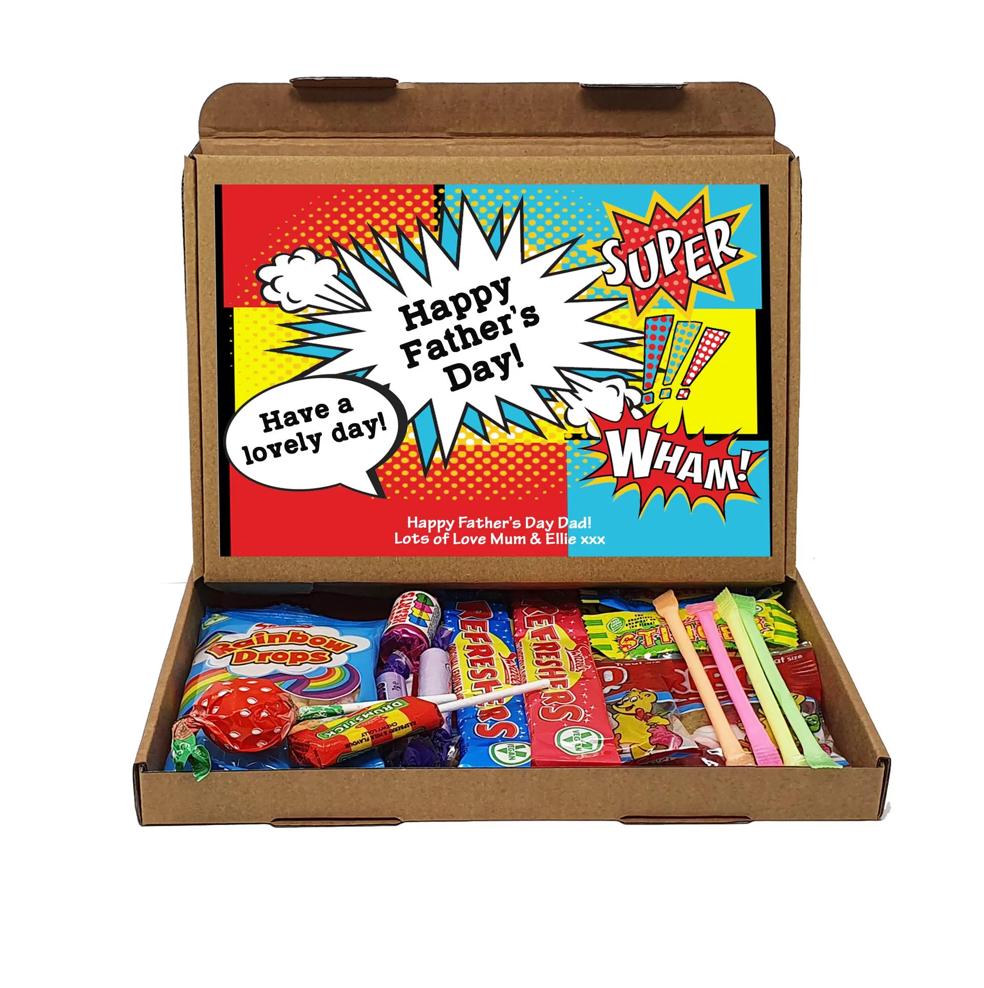 Personalised Superhero Father's Day Treat Box | Super Dad Gift Box - image 5