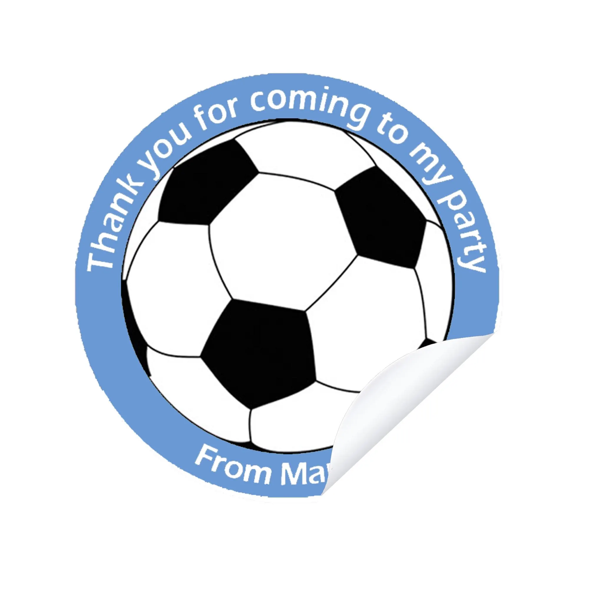 Personalised Football Birthday Chocolate Coins – Gold Foil Party Favours | Custom Name Stickers | Kids Party Bags | Bulk Options - image 2
