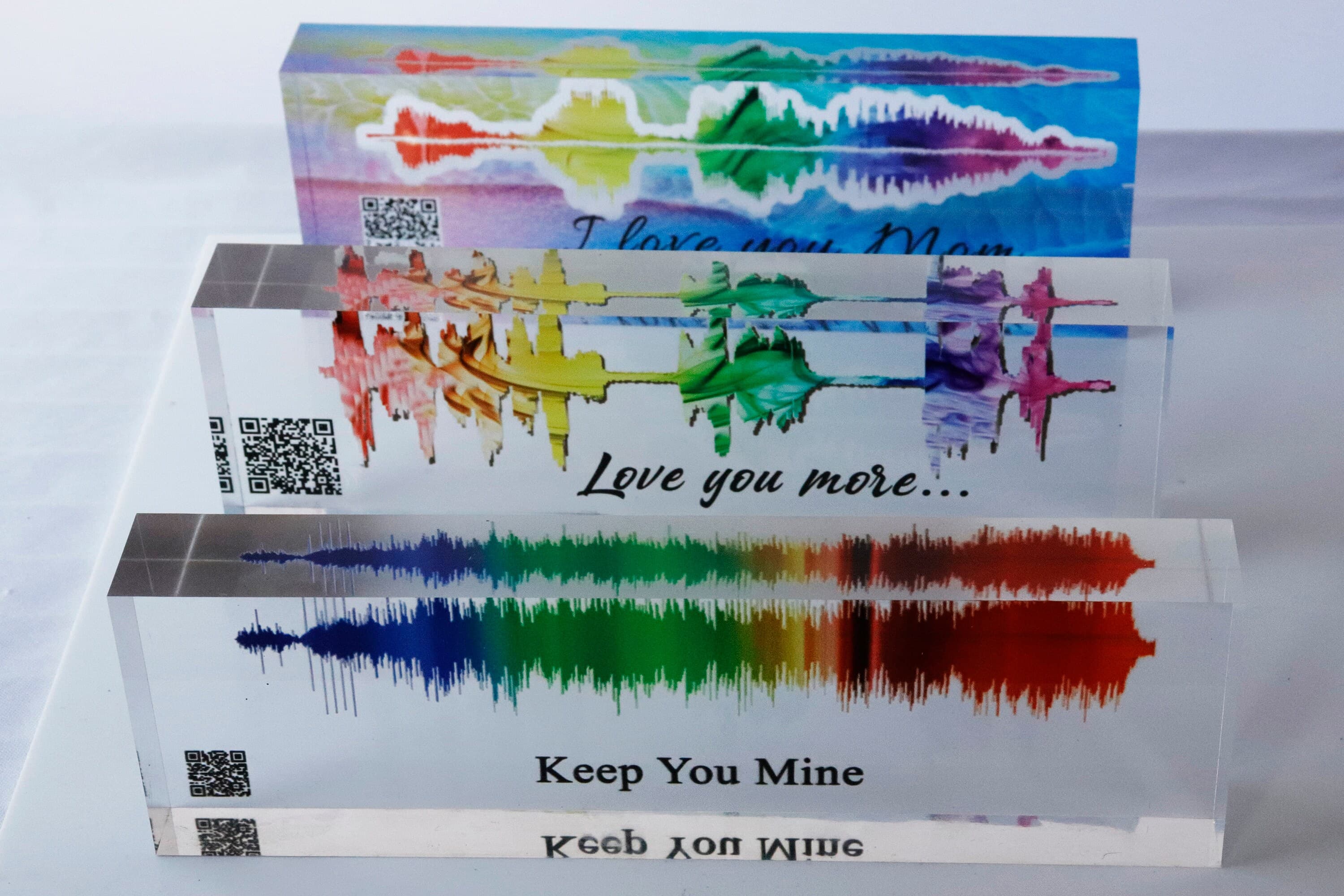 Custom Soundwave Art Print, Personalized Acrylic Block Gift - image 3