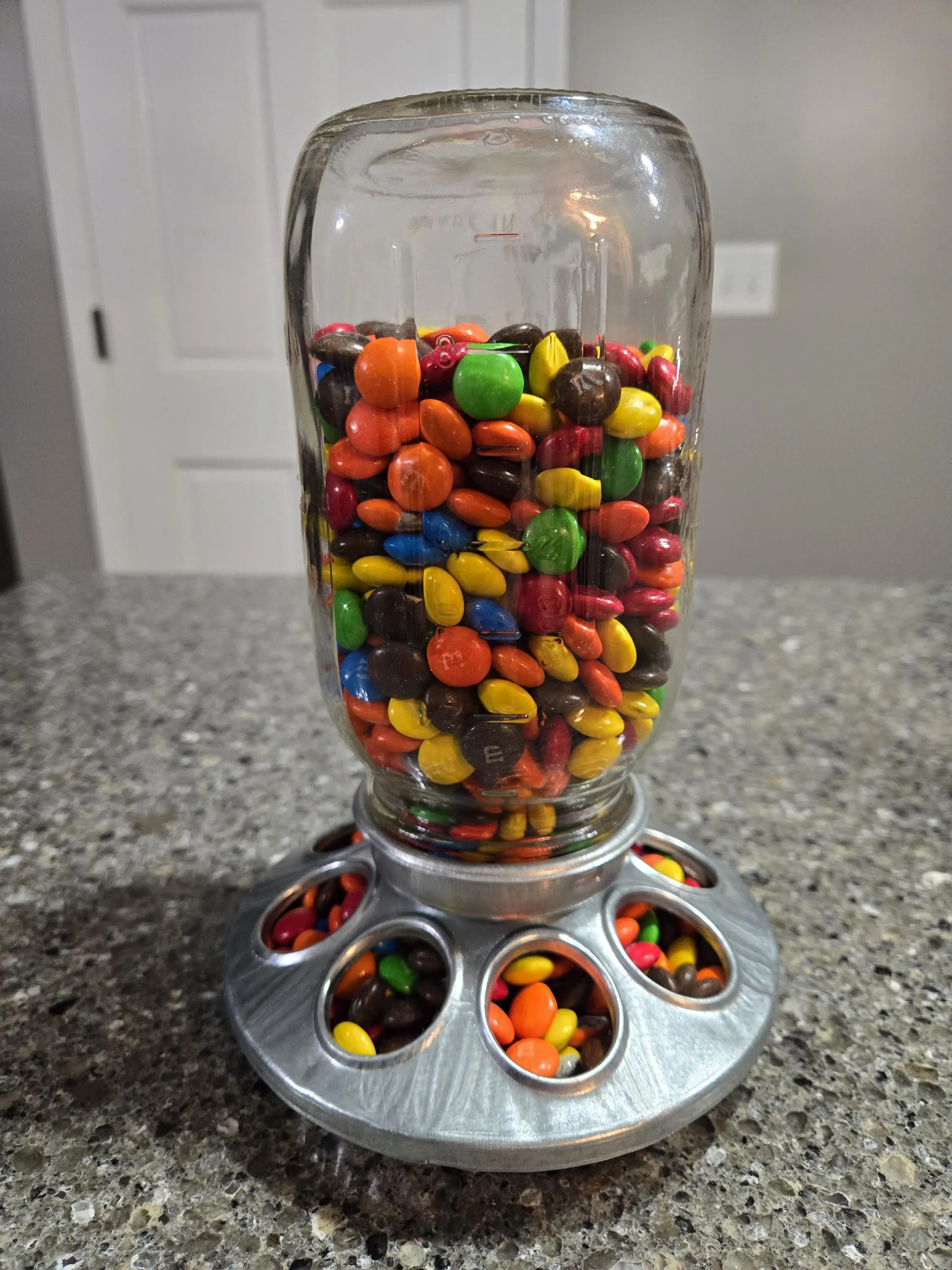 Chicken Feeder Candy Dish, chick feeder candy jar, country style candy dish, farm candy jar, bird feeder candy jar, country candy dish jar
