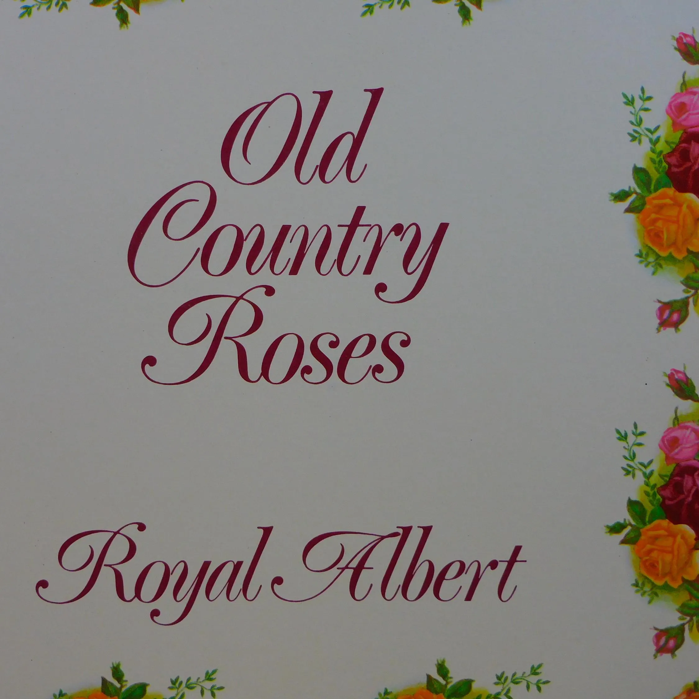 Vintage Royal Albert Old Country Roses 1980 Calendar Plate with Stand - image 5