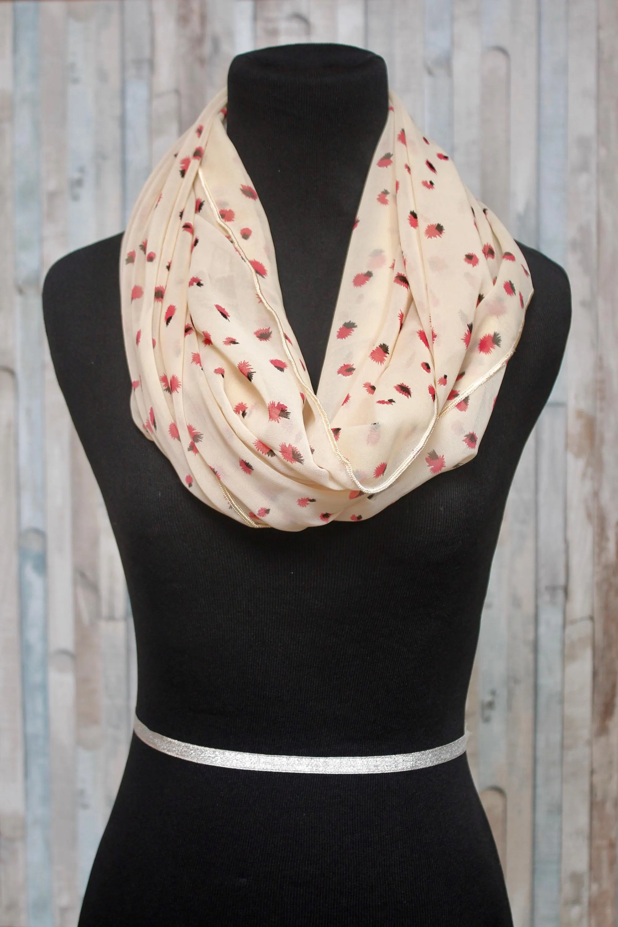 Soft Floral Chiffon Scarf – Lightweight Elegant Women’s Wrap - image 5