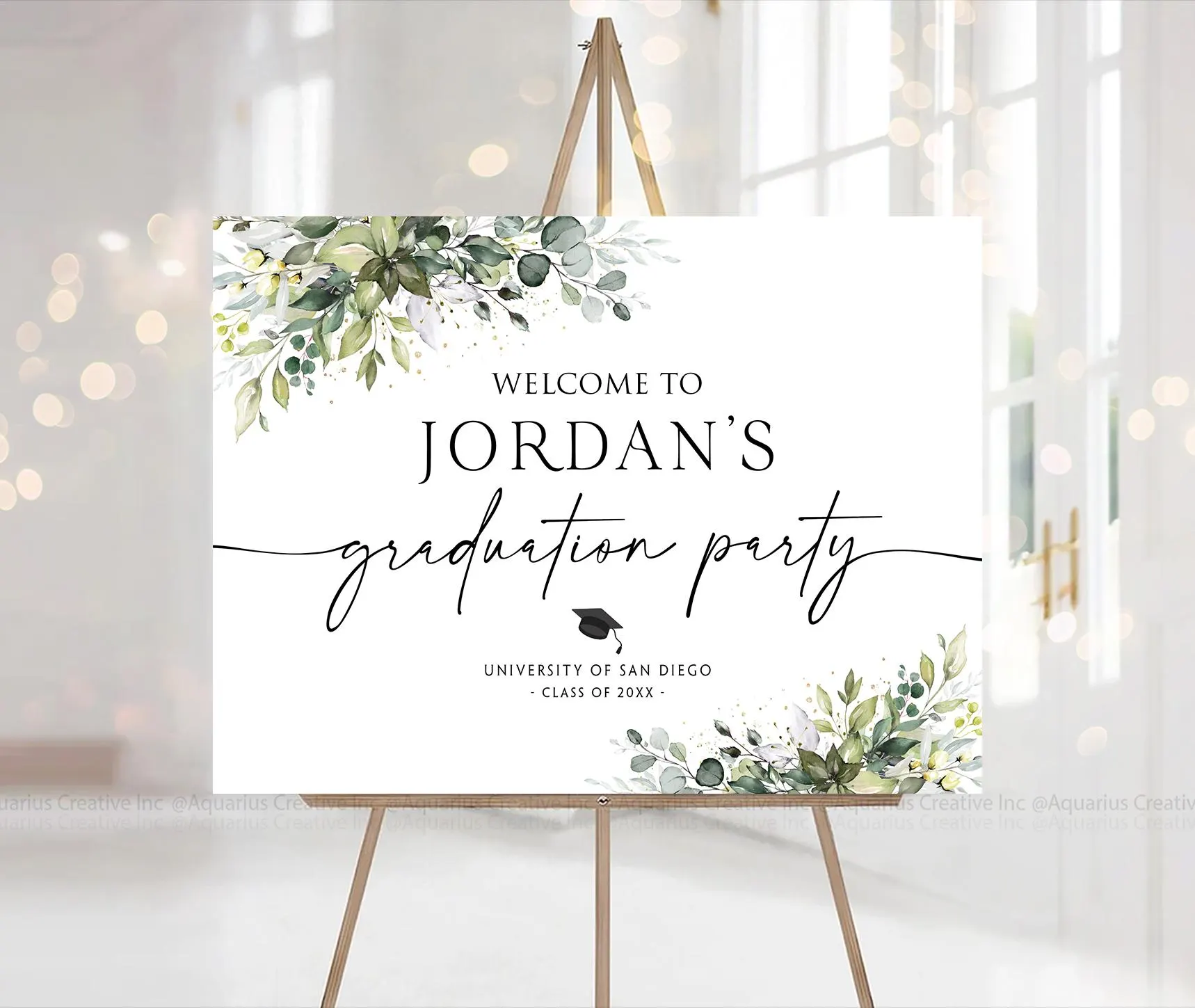 Graduation Welcome Sign, Graduation Sign, Graduation Party Sign, Graduation decorations, Graduation decor, Graduation Party Decorations - image 4