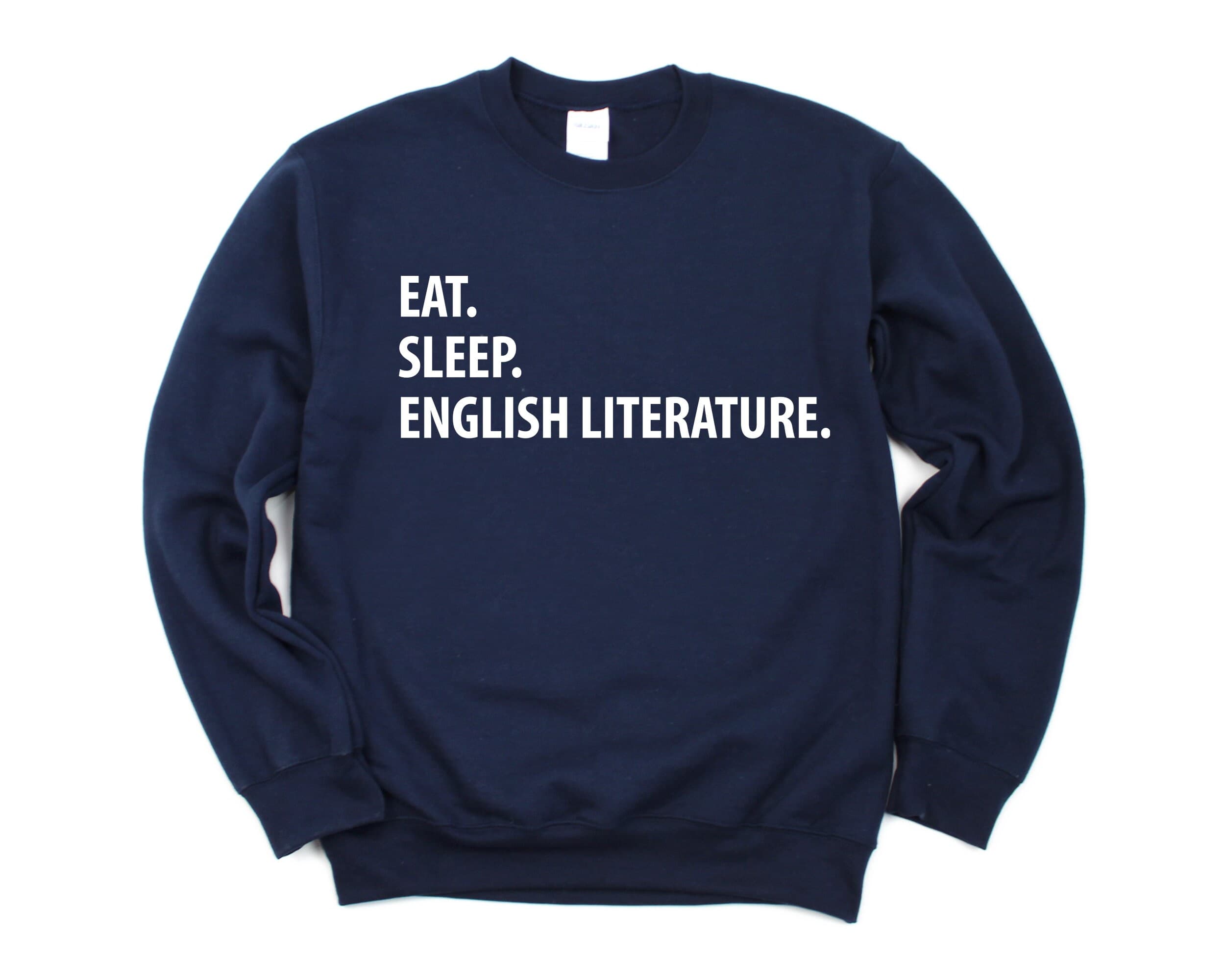 English Literature Sweatshirt: Eat Sleep Read Crewneck - image 3