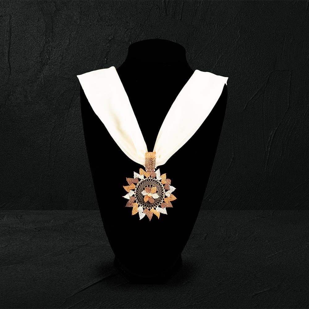 ANATOLIAN POINT LACE Necklace Foulard / Handmade - image 3