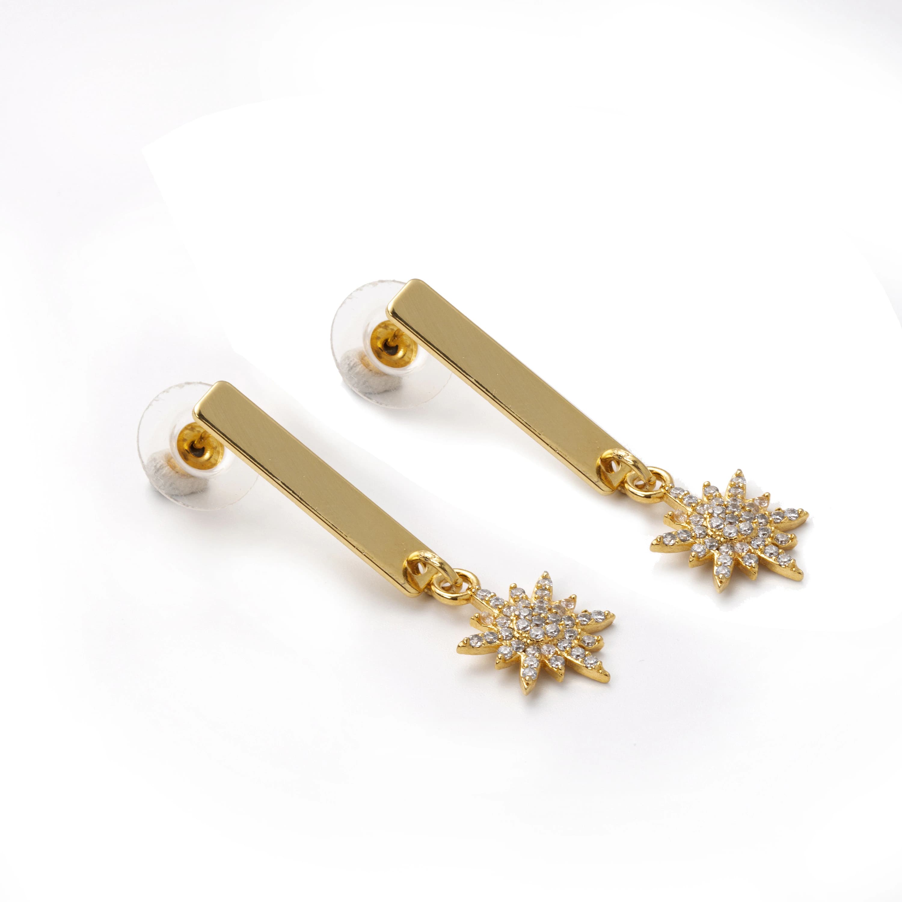 Double Level Pink PEARL NECKLACE SET with Gold Plating Star Brooch / Handmade - image 2