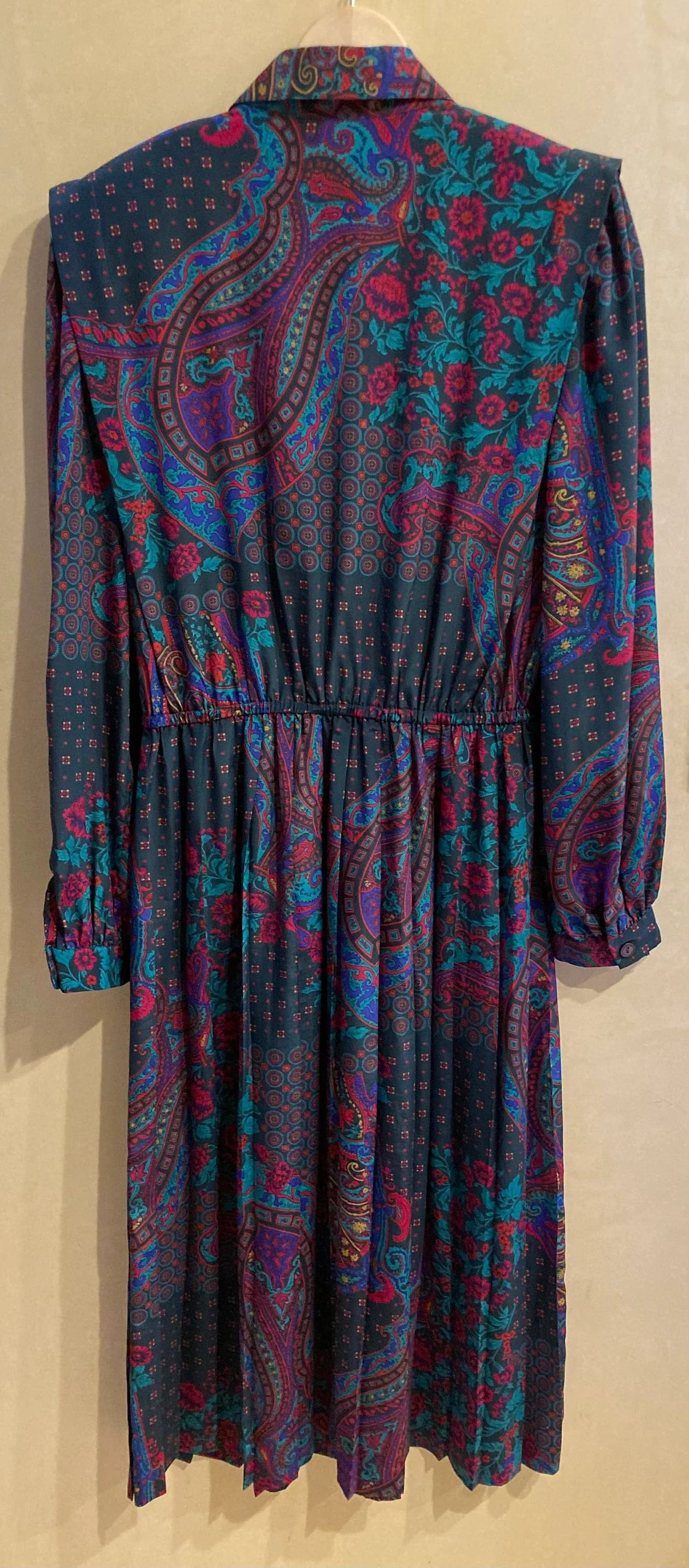 Leslie Fay Mixed Print Shirt Dress - image 3