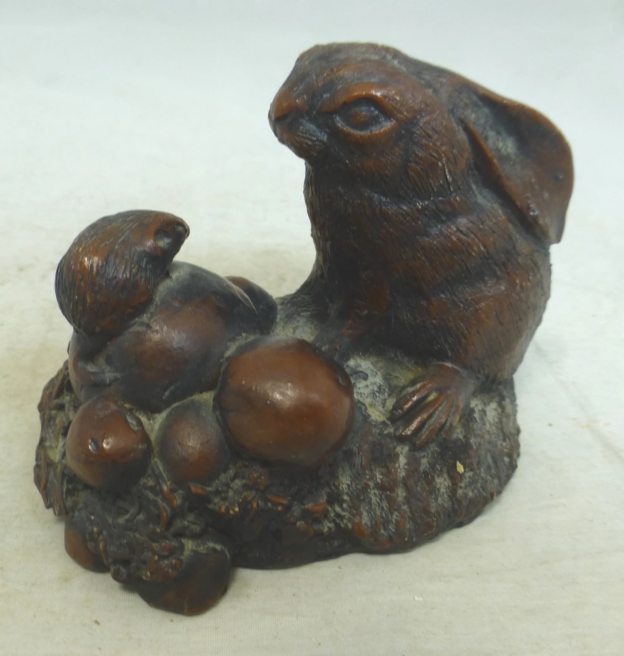 Vintage Priory Castings Cute Rare Rabbit and Mouse Figurine from Traditional Characters – Collectible Souvenir 4.25 inch W - Made in England - image 5