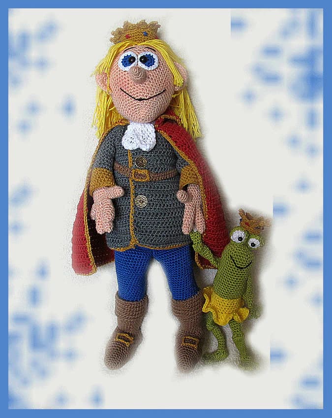 Prins Ferdinand, prince Amigurumi pop ,gehaakte poppen patroon, amigurumi Puppe PDF patroon, Instant download, amigurumi doll, haakpatroon - image 3
