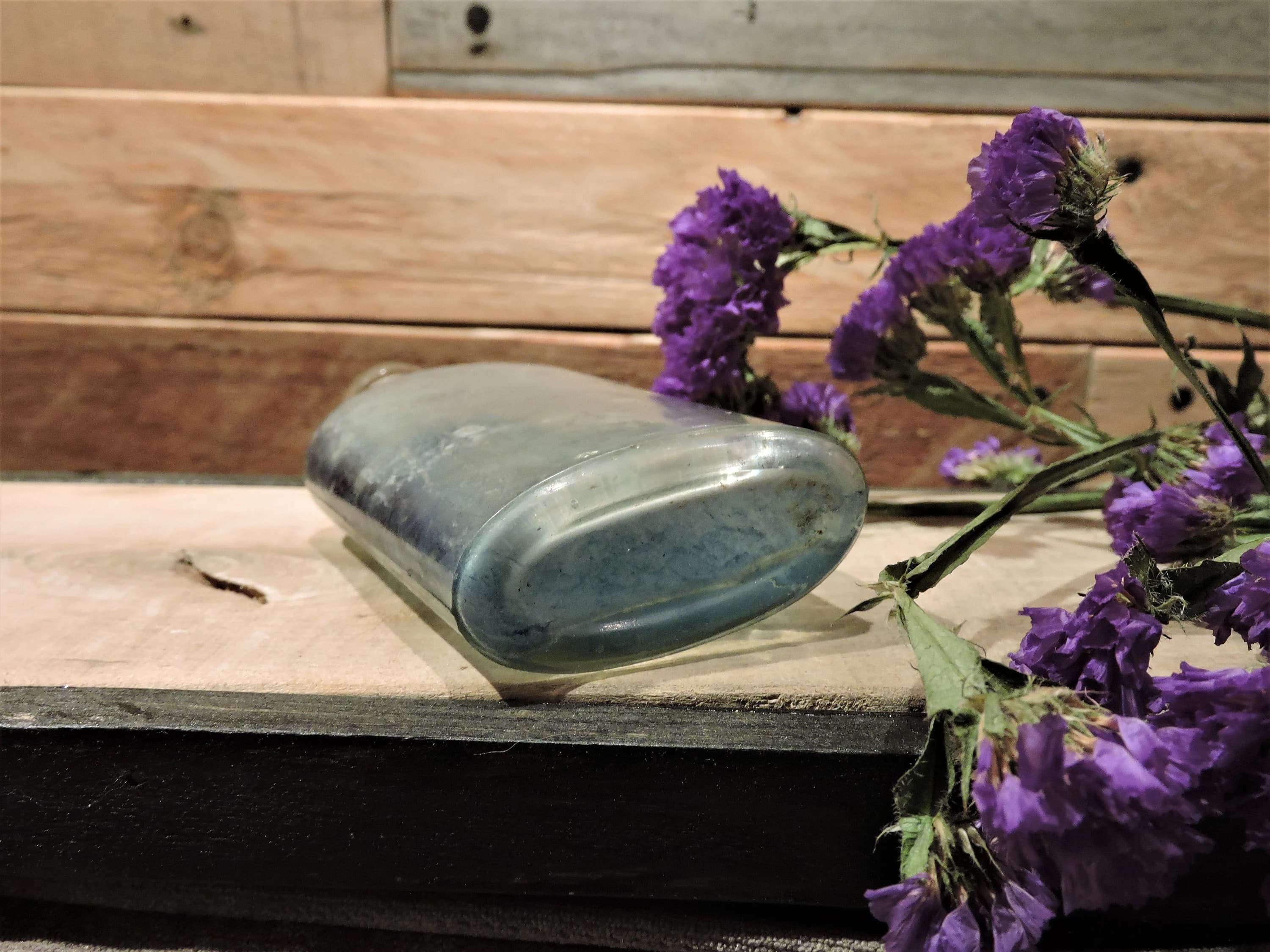 Vintage Laundry Bottle, Vintage Bottle, Antique Glass Bottle, Old Advertising Bottle • Farmhouse Decor - image 5