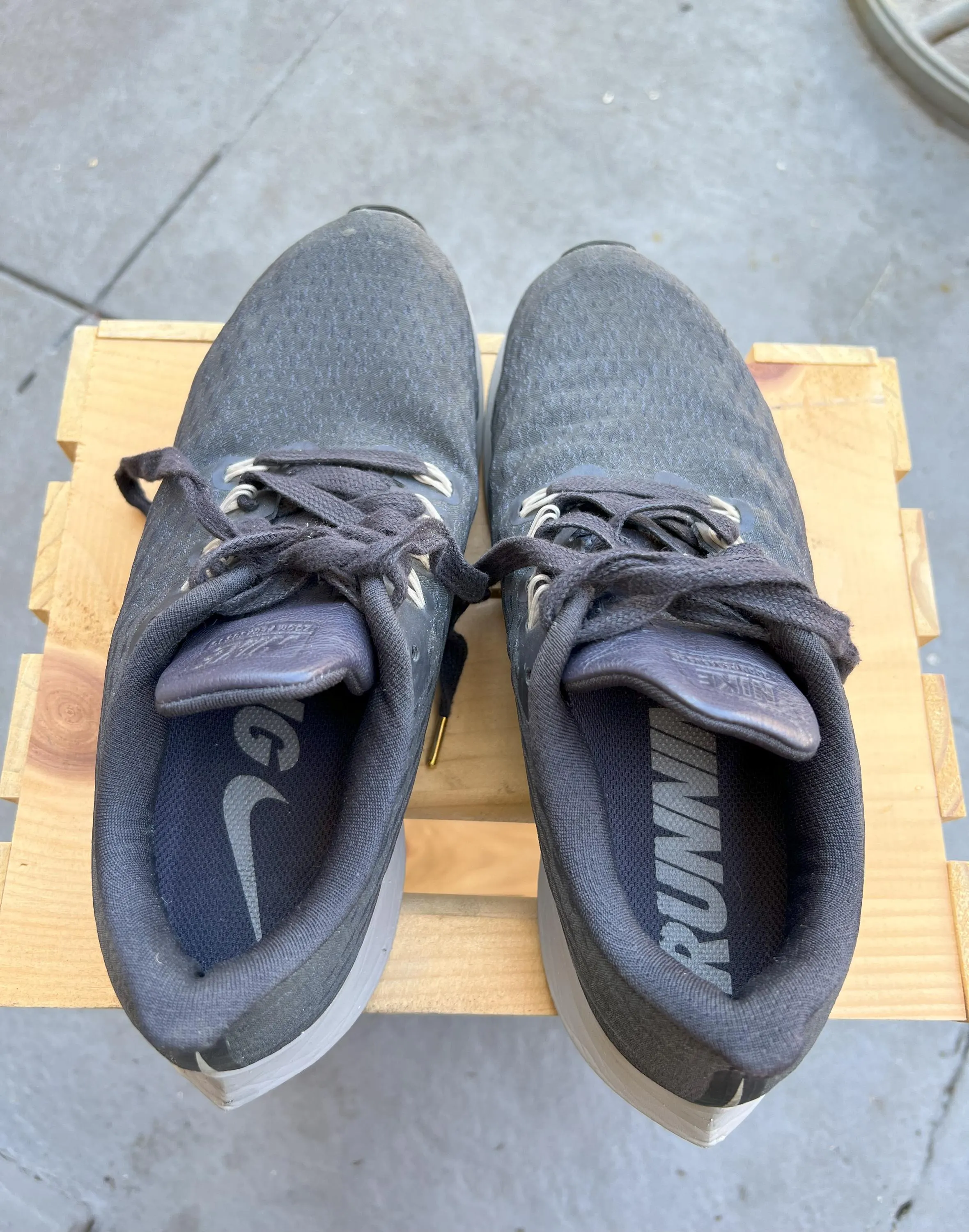 Womens Nike Sneakers, Nike Zoom Pegasus 35 Gray Athletic Running Shoe AH8392-001 Women’s Size 9 - image 5