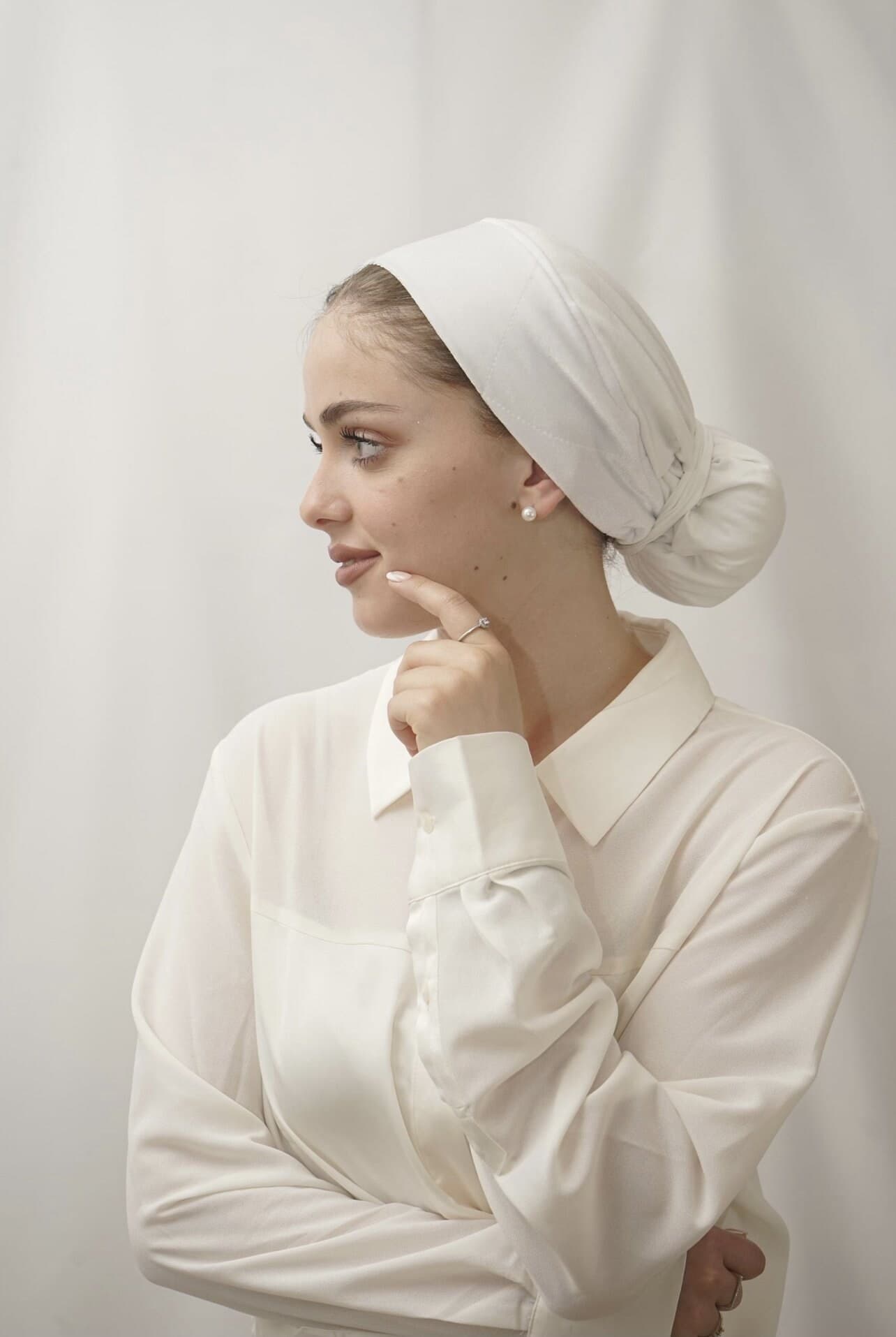 Boubou Bun Tichel Volumizer, Adjustable Volume, Non Slip Bobo Head Shaper, for Under Headwraps, Head Scarves, Hijab, Bandana, Turbans - image 5