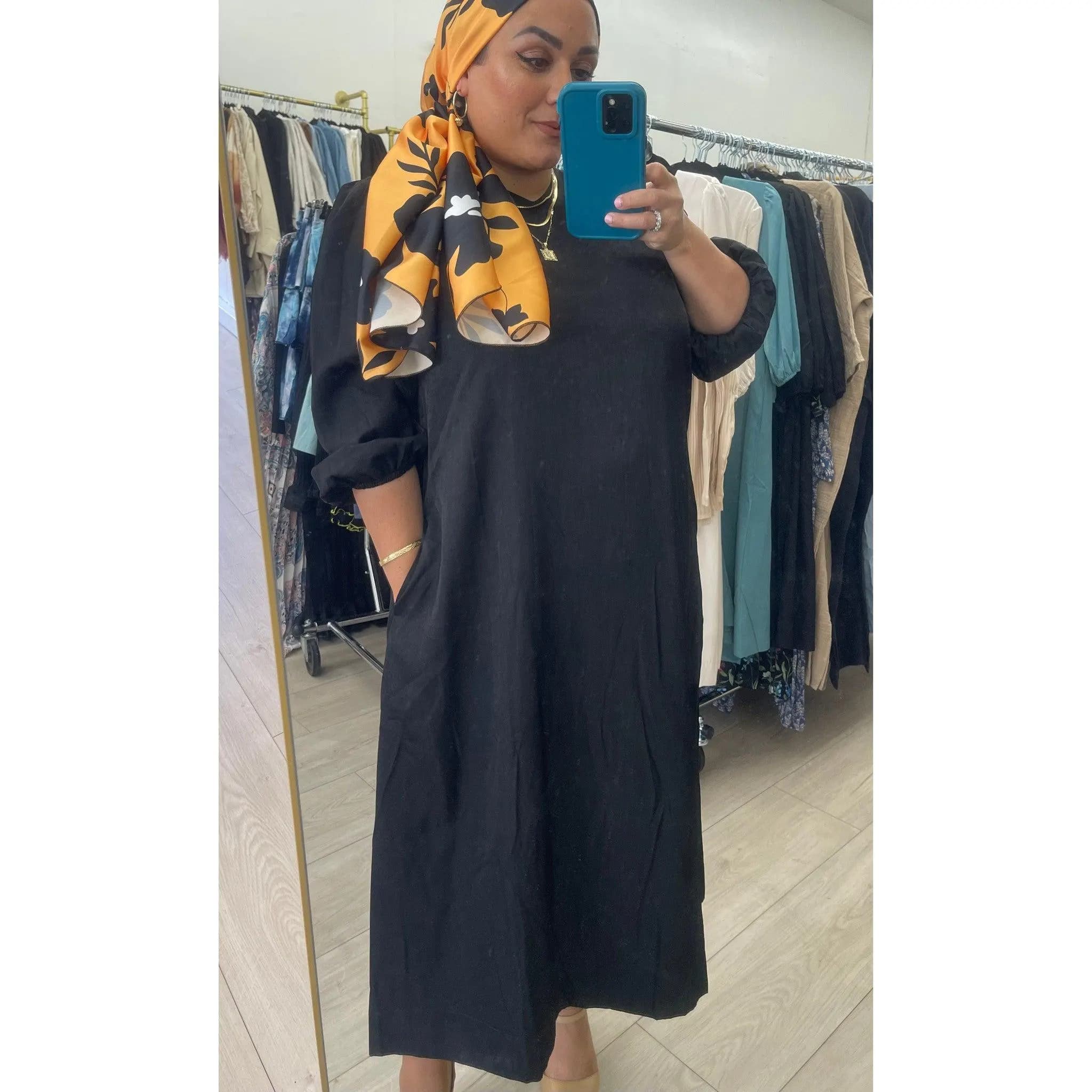 Classic Sheath Dress for Women, Black, XS-XL, Modest Clothing, Midi-Length Flattering Tznius Dress, Special Occasions