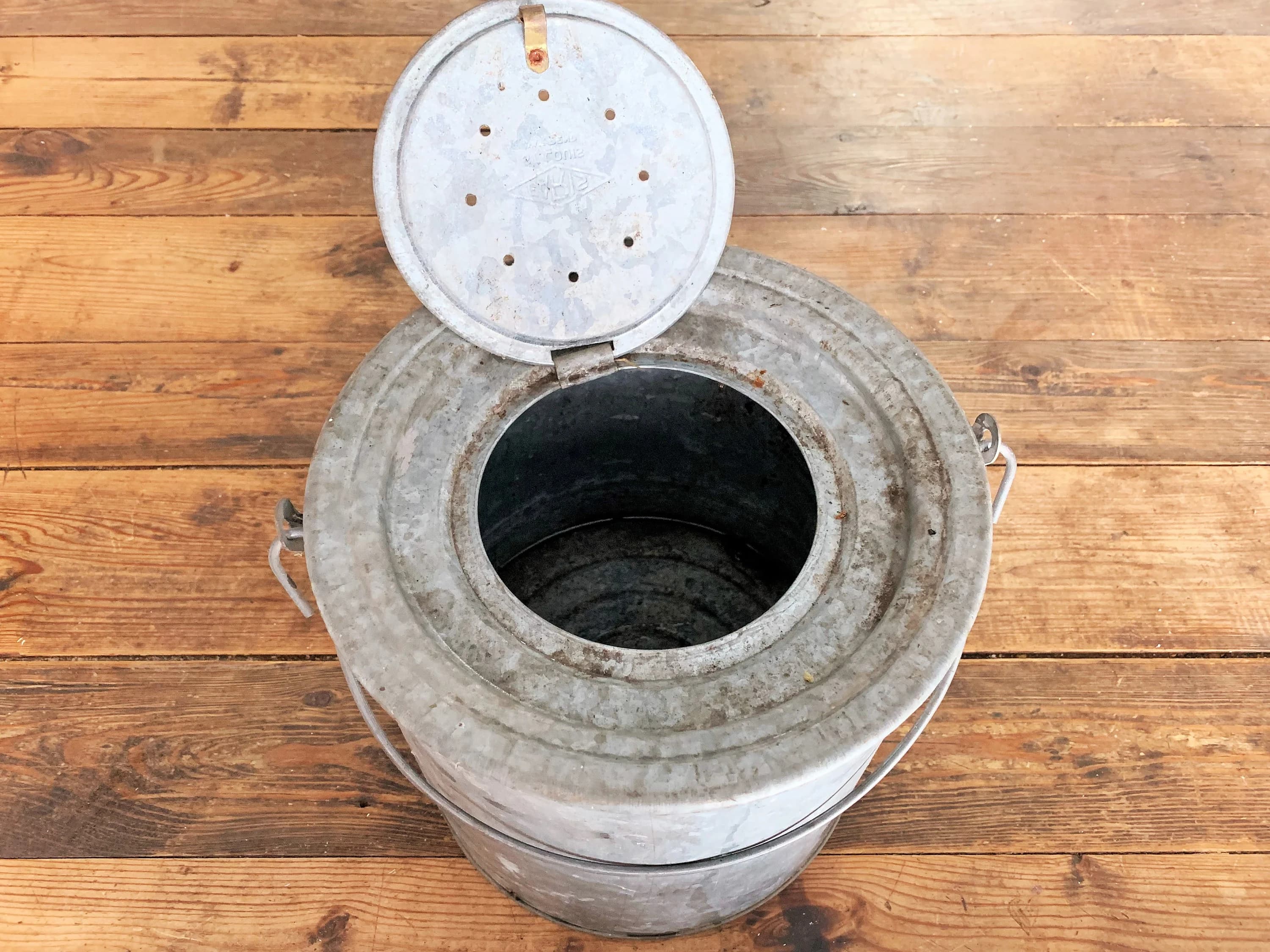 Vintage Faris of St. Louis Galvanized Metal Minnow Bucket/Vintage Fishing Gear Old Minnow Bucket Bar Décor Fishing Cabin Décor - image 3