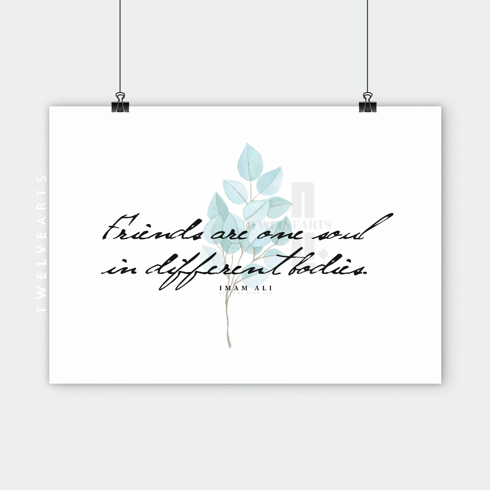 Friendship, Friends Islam, Imam Ali, Islamische Wandbilder, Islam Poster, Muslim Decor, Islamic Wallart, Islamic Quotes - image 4