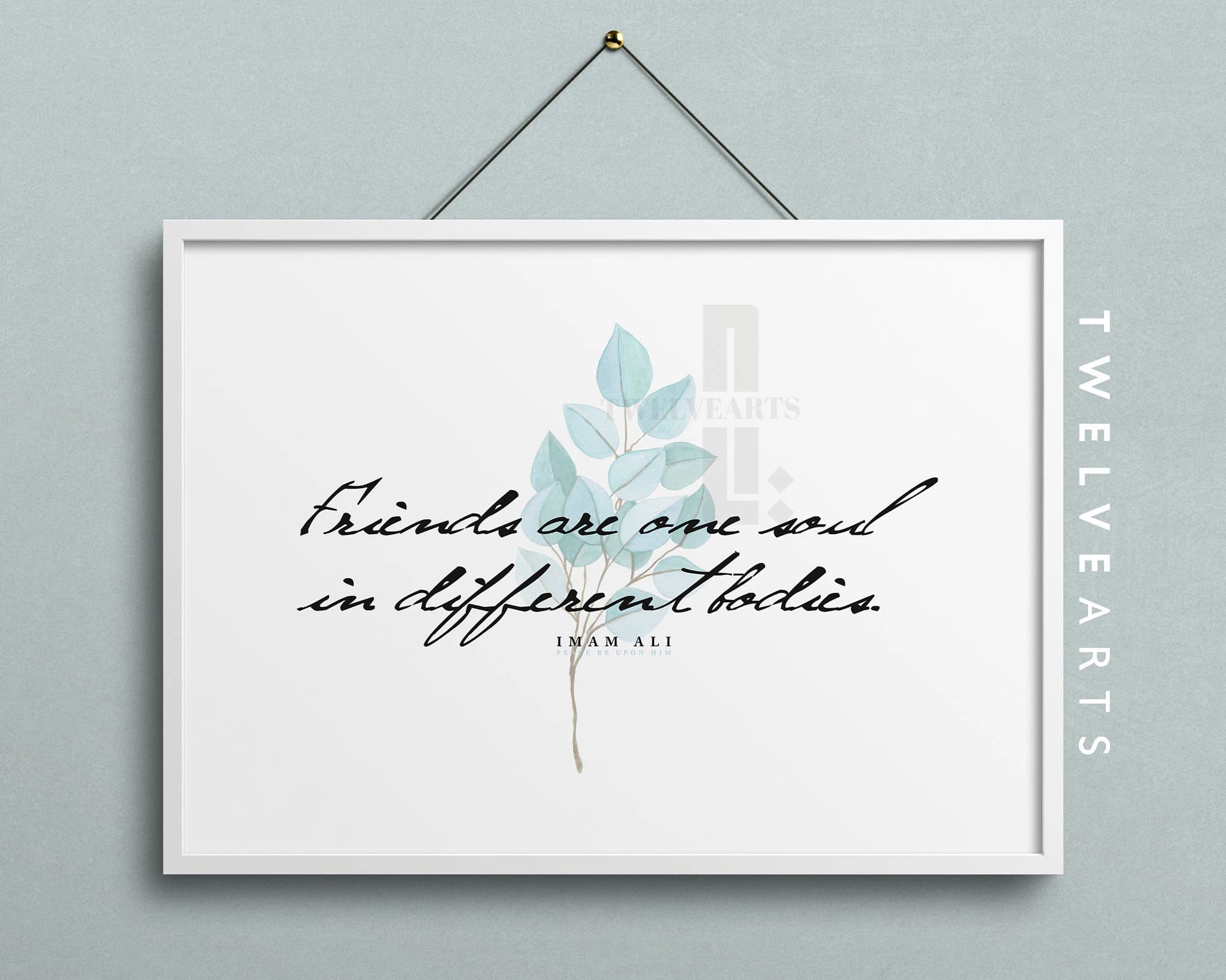 Friendship, Friends Islam, Imam Ali, Islamische Wandbilder, Islam Poster, Muslim Decor, Islamic Wallart, Islamic Quotes - image 3