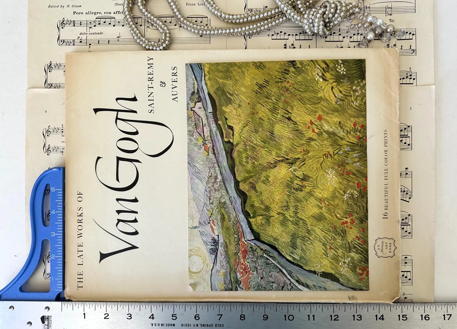 Art Book, Van Gogh Art Prints, Late Works Portfolio,” Abrams, Portfolio Edition, 1957 - image 3