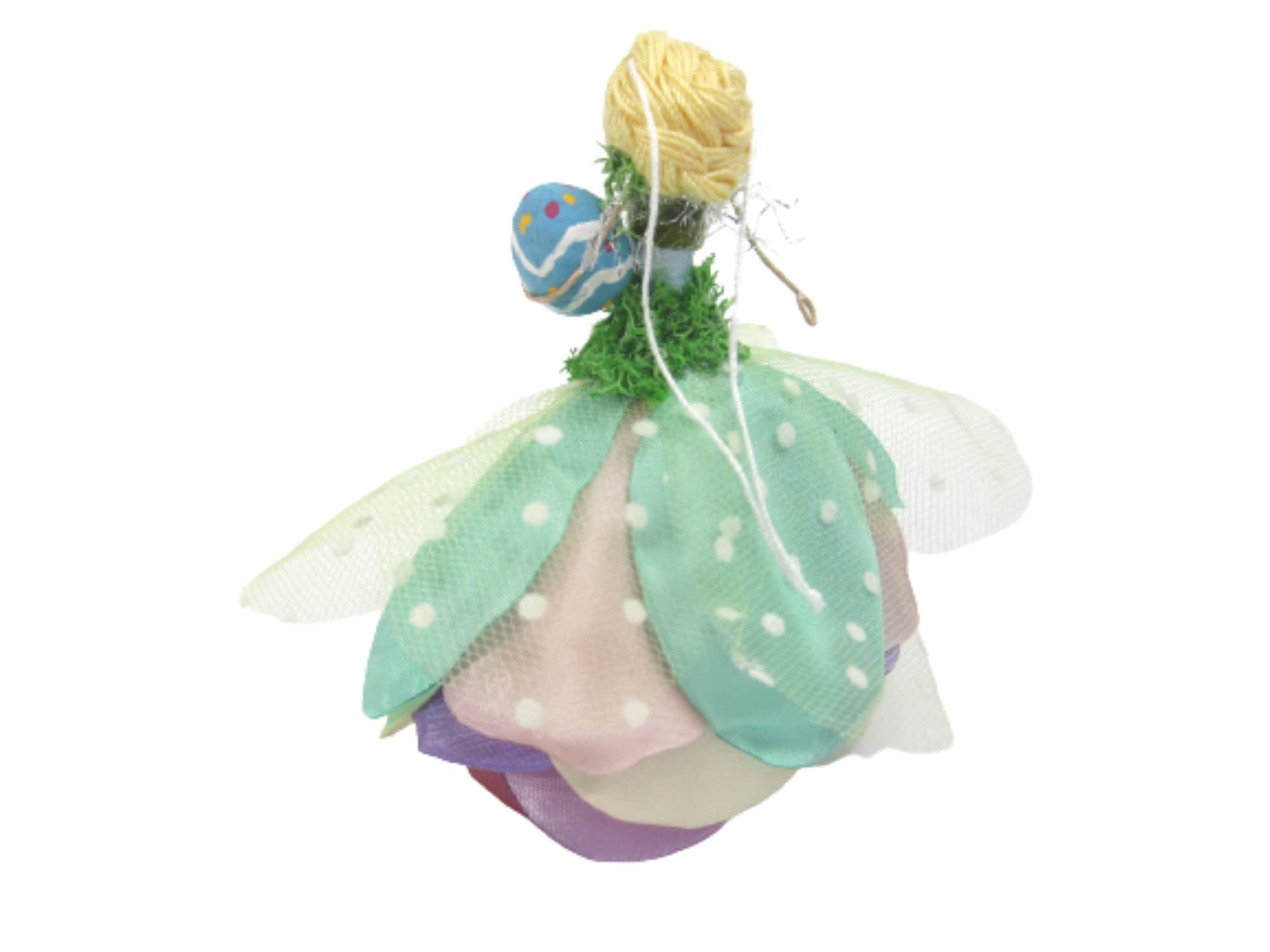 Easter Fairy Ornament, Mossy Easter Fairy Decoration, Gifts for Easter - Easter Baskets - Spring Decor - Girls - April - Fairy Lovers - image 4