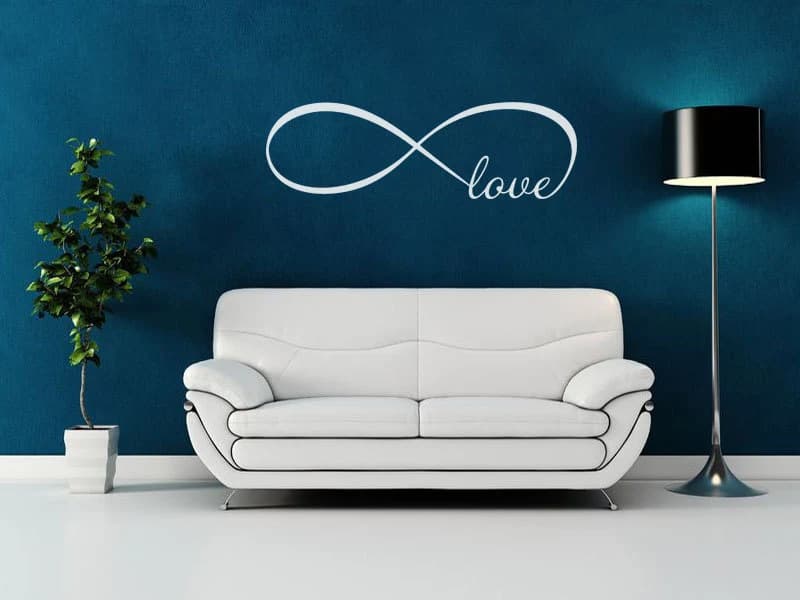 Infinity Circle Wall Art Sticker, Vinyl Decal, Modern Transfer. - image 4