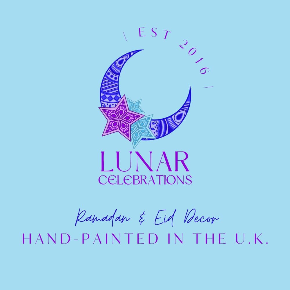 Dusk Large Wall Stars | Blue Mint Green Teal Gold | Hand-Painted Ramadan Eid Decor Home - image 4